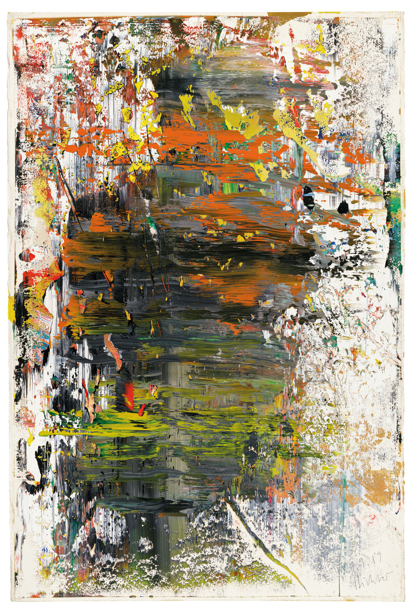 PIERRE SOULAGES (B. 1919), Peinture 202 x 159 cm, 3 juillet 1965