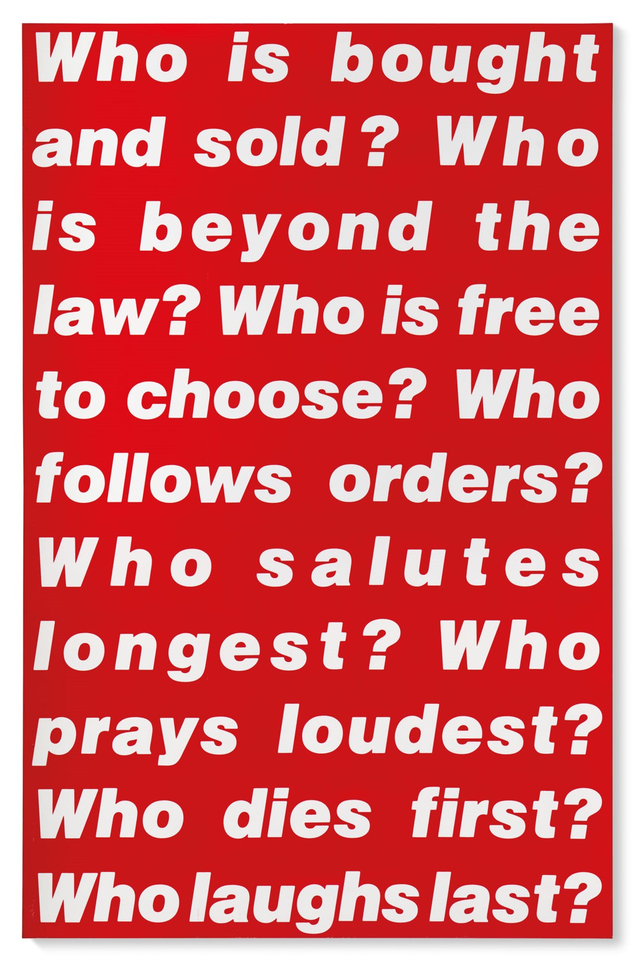 BARBARA KRUGER B 1945 