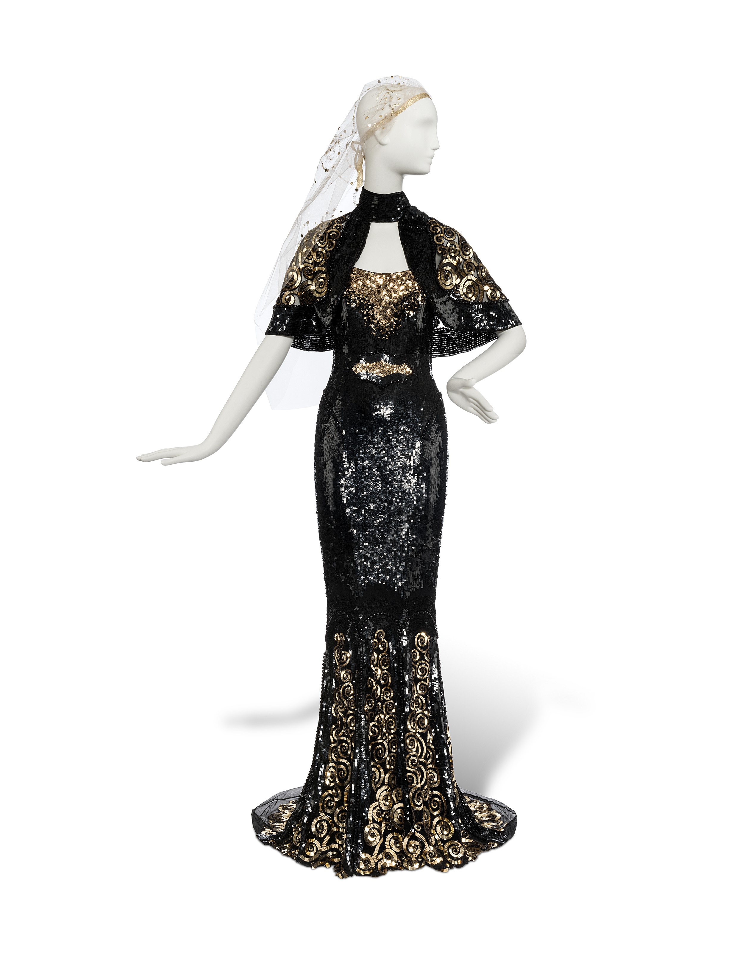 A Black And Gold Sequined Oscar Dress Worn By Nicole Kidman By L Wren Scott Allegory Of Love Collection Autumn Winter 13 Christie S