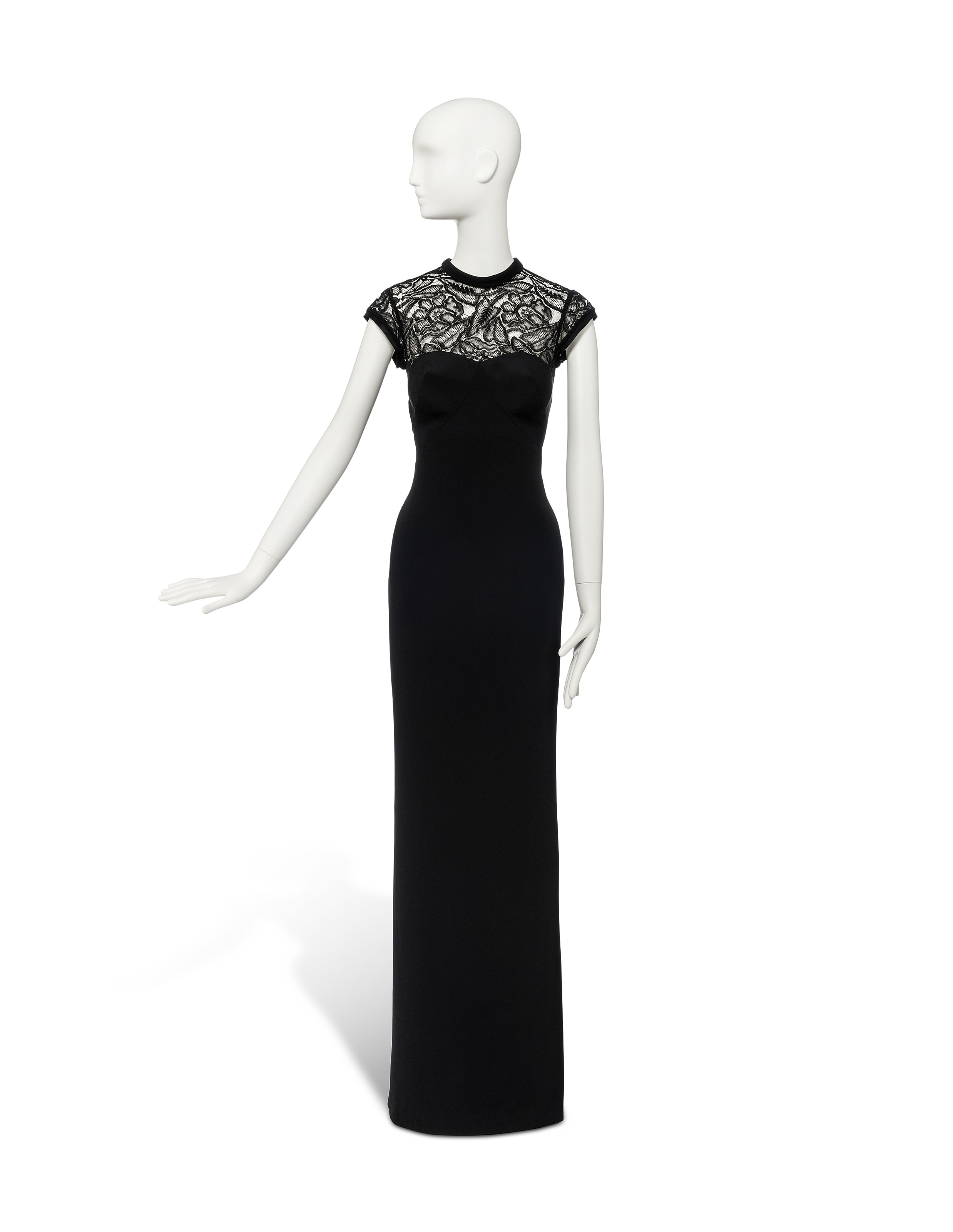 A SCARLET SEQUINED LACE COCKTAIL GOWN WORN BY NICOLE KIDMAN, BY L'WREN  SCOTT, 'YORKSHIRE PUDDING' COLLECTION, SPRING-SUMMER 2013 | Christie's
