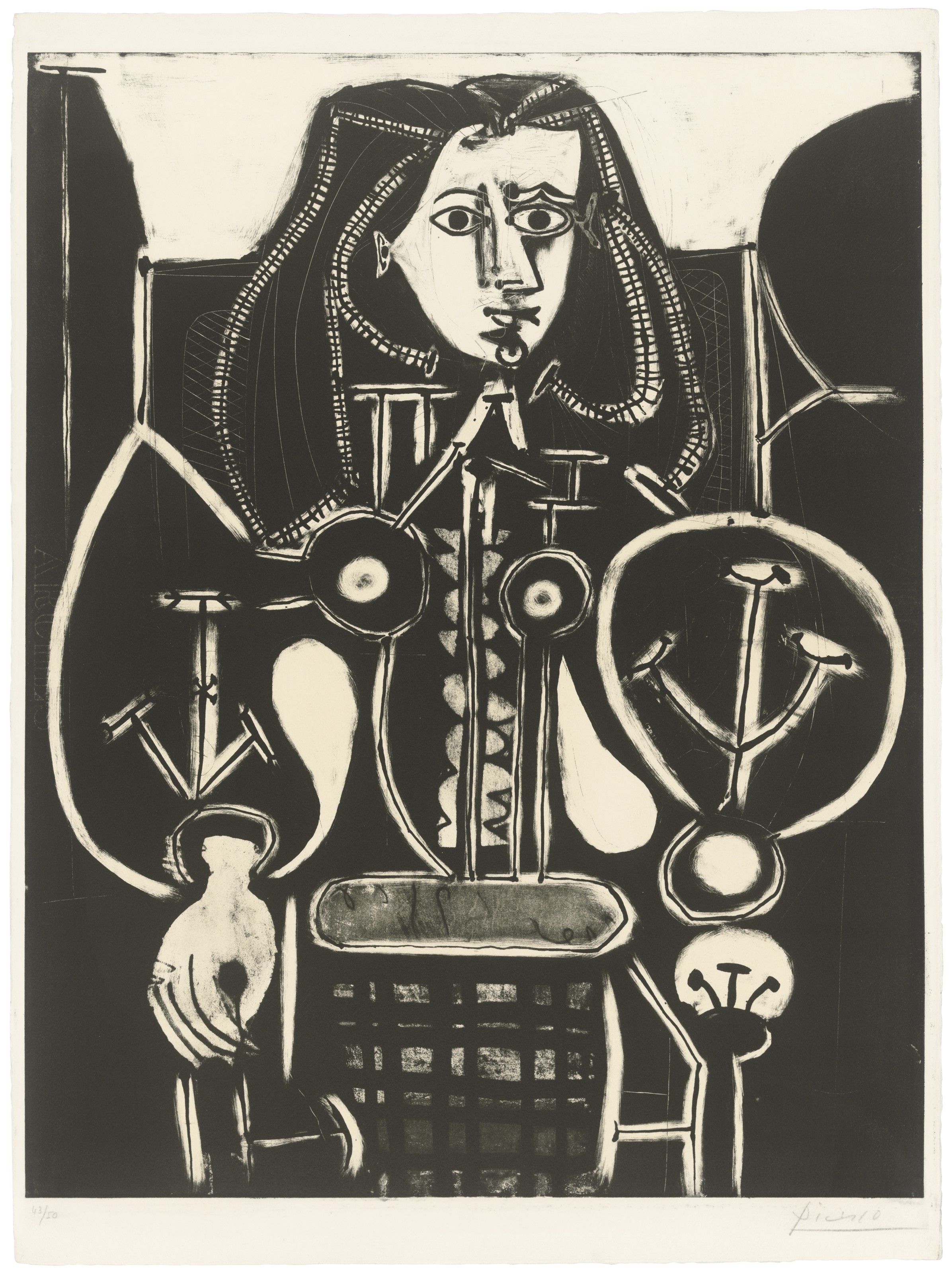 PABLO PICASSO (1881-1973), Femme au Fauteuil No. 4 | Christie's