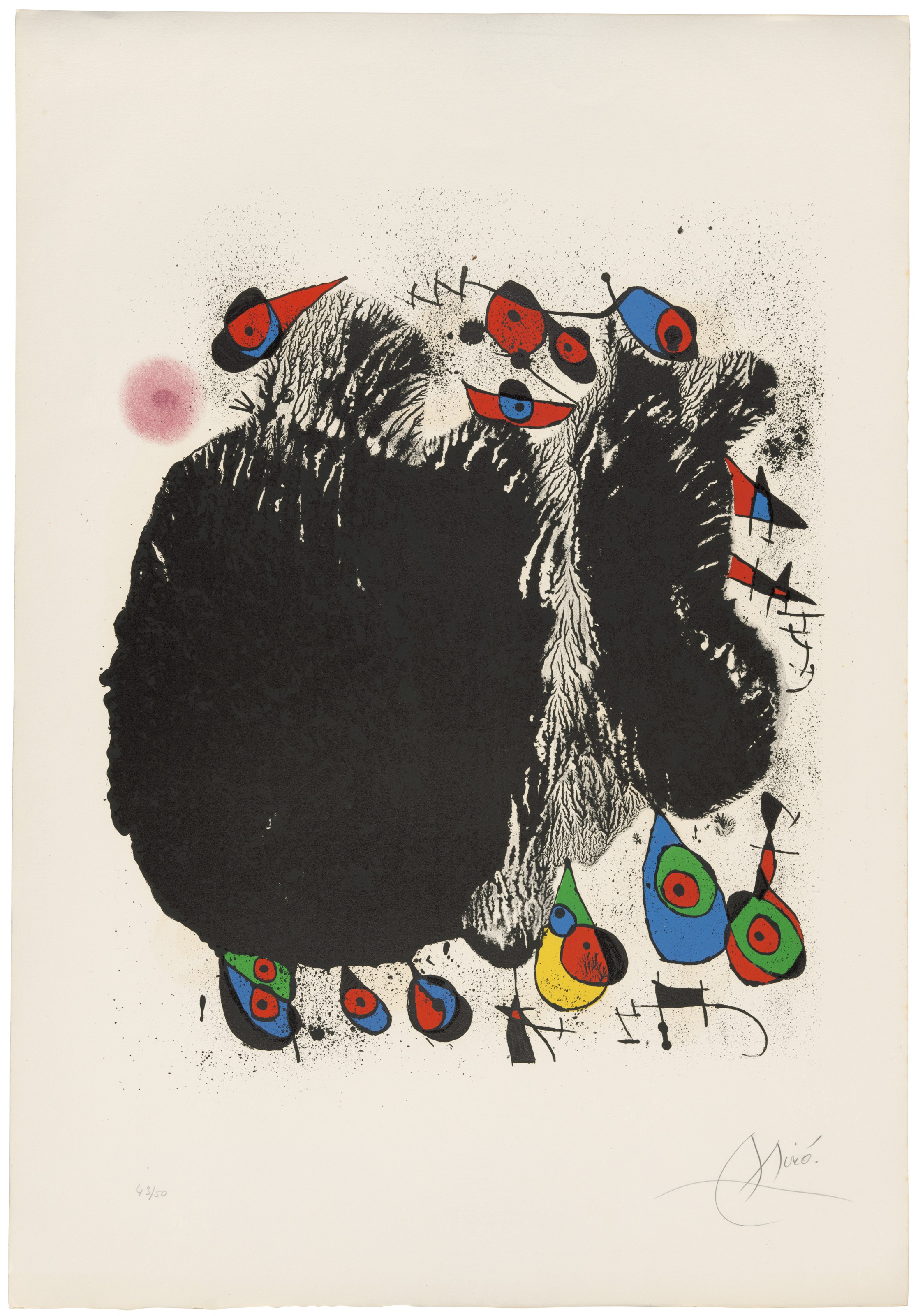 JOAN MIRO (1893-1983), La cascade aux oiseaux | Christie's