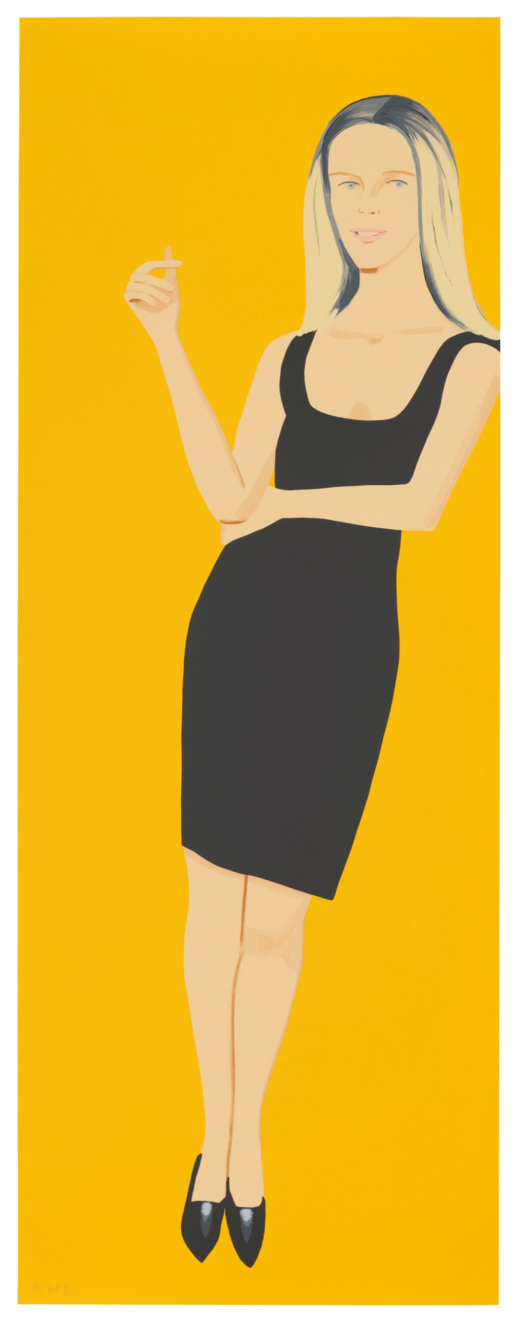 alex katz the black dress ALEX KATZ (b. 1927), Yvonne, from: Black Dress