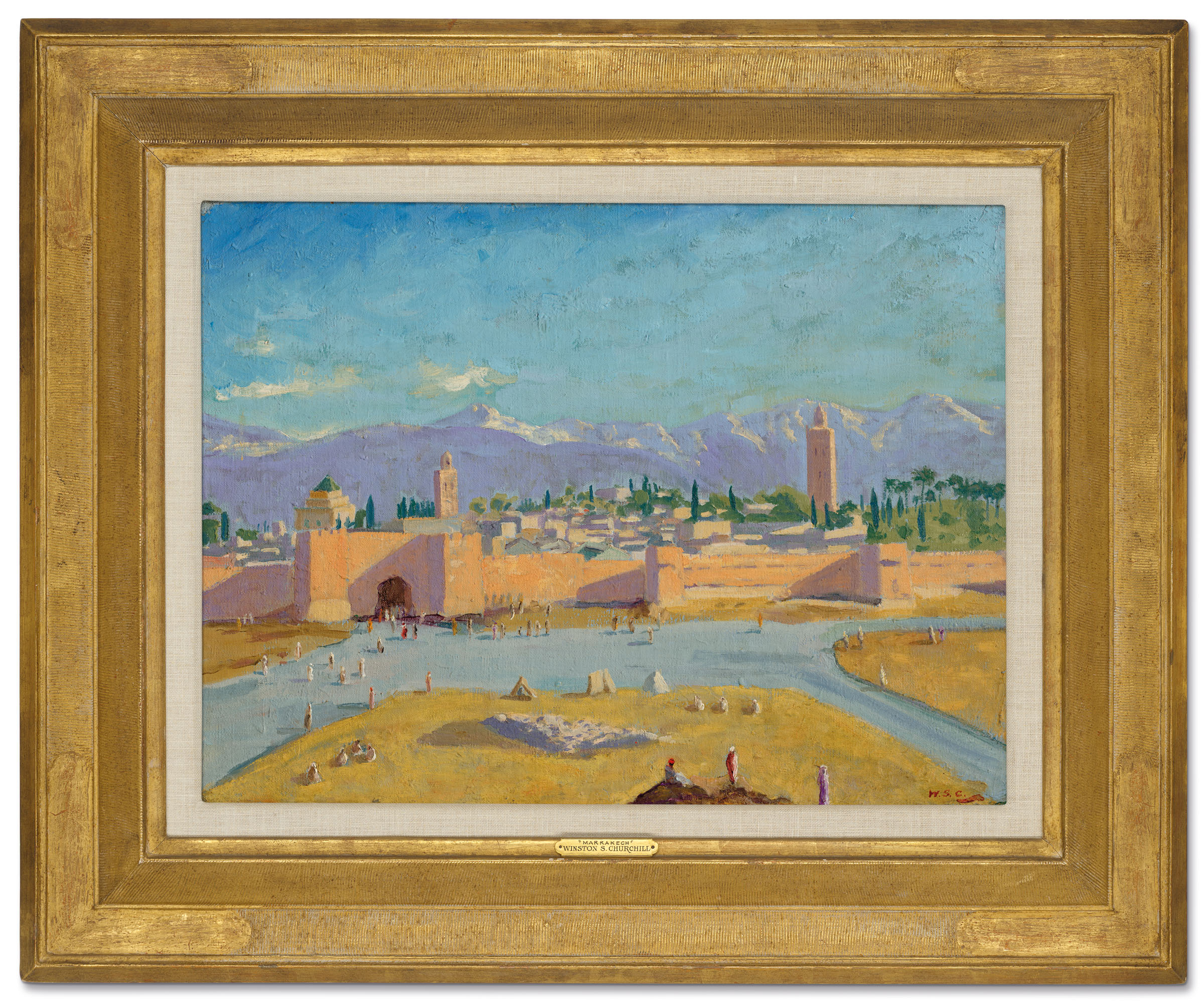 SIR WINSTON CHURCHILL, O.M., R.A. (18741965) Tower of the Koutoubia Mosque