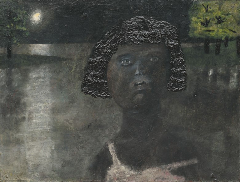 Sir Peter Blake, R.A. (b. 1932), The Deluge, 1953-54. Oil on board. 13¾ x 18 in (35 x 45.7 cm). Estimate £40,000-60,000. Offered in the Modern British Art Day Sale on 2 March 2021 at Christies in London
