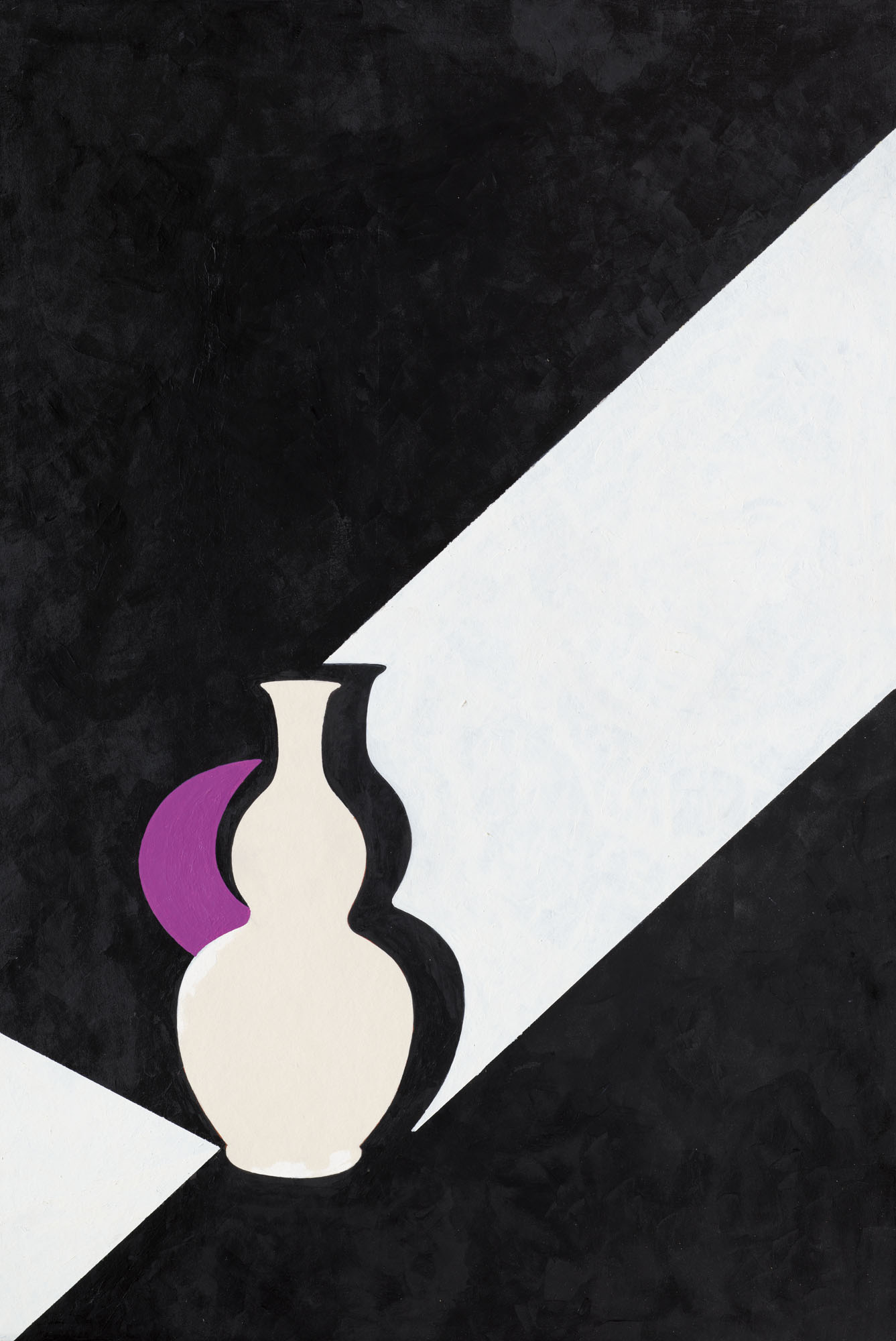 Patrick Caulfield (1936-2005), Arita Flask: Black, 1989. Acrylic on board. 30&frac12; x 20&frac12; in (77.5 x 52 cm). Estimate: &pound;25,000-35,000. Offered in the Modern British Art Day Sale on 2 March 2021&nbsp;at Christie's in London