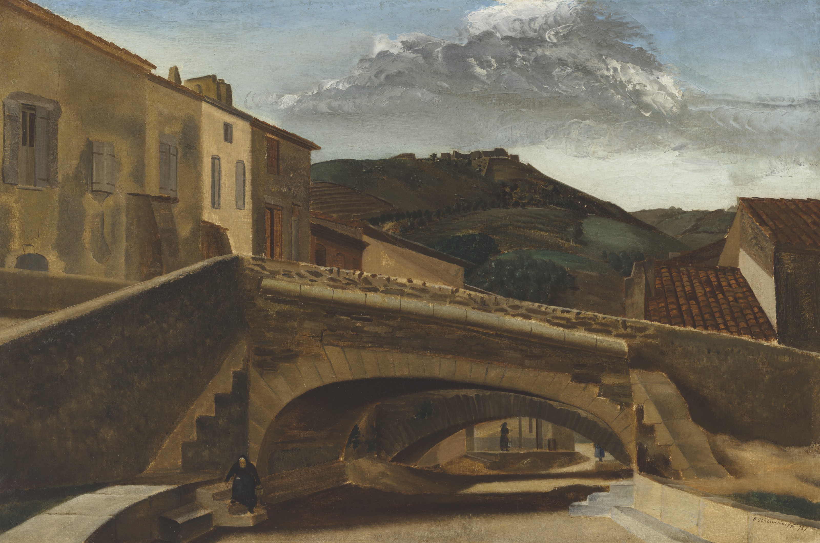 Vasilii Shukhaev (1887-1973), Les Ponts (Collioure), 1927. Oil on canvas. 21&frac14; x 31⅝ in (53.7 x 80.4 cm). Estimate: &pound;50,000-70,000. Offered in Russian Art on 7 June 2021 at Christie&rsquo;s in London