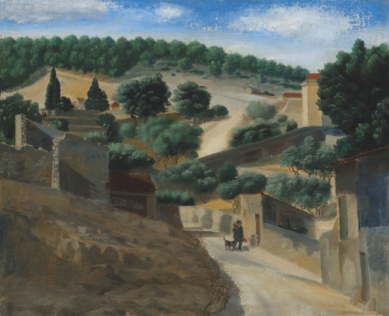 Vasilii Shukhaev (1887-1973), Les Forêts (Cassis sur Mer), 1928. Oil on canvas. 19⅝ x 24⅛ in (49.8 x 61.2 cm). Estimate £60,000-80,000. Offered in Russian Art on 7 June 2021 at Christie’s in London