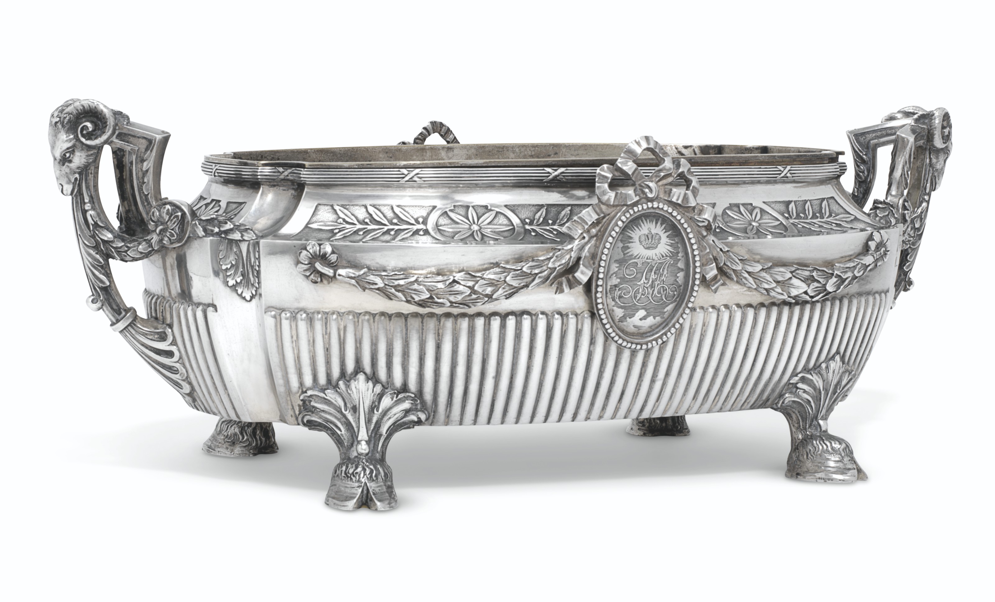 A SILVER JARDINIÈRE