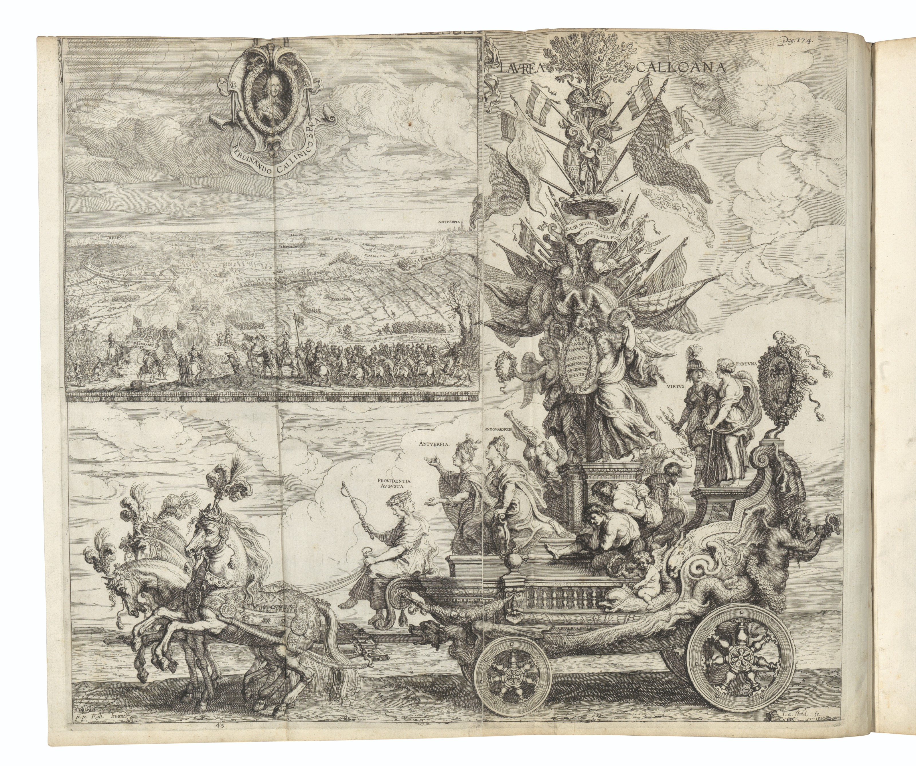 Pompa introitus Honori Serenissimi Principis Ferdinandi Austriaci Hispaniarum infantis S.R.E. Card. Belgarum et Burgundionum gubernatoris etc… Antwerp: Joannes Meursius, [colophon 1642].