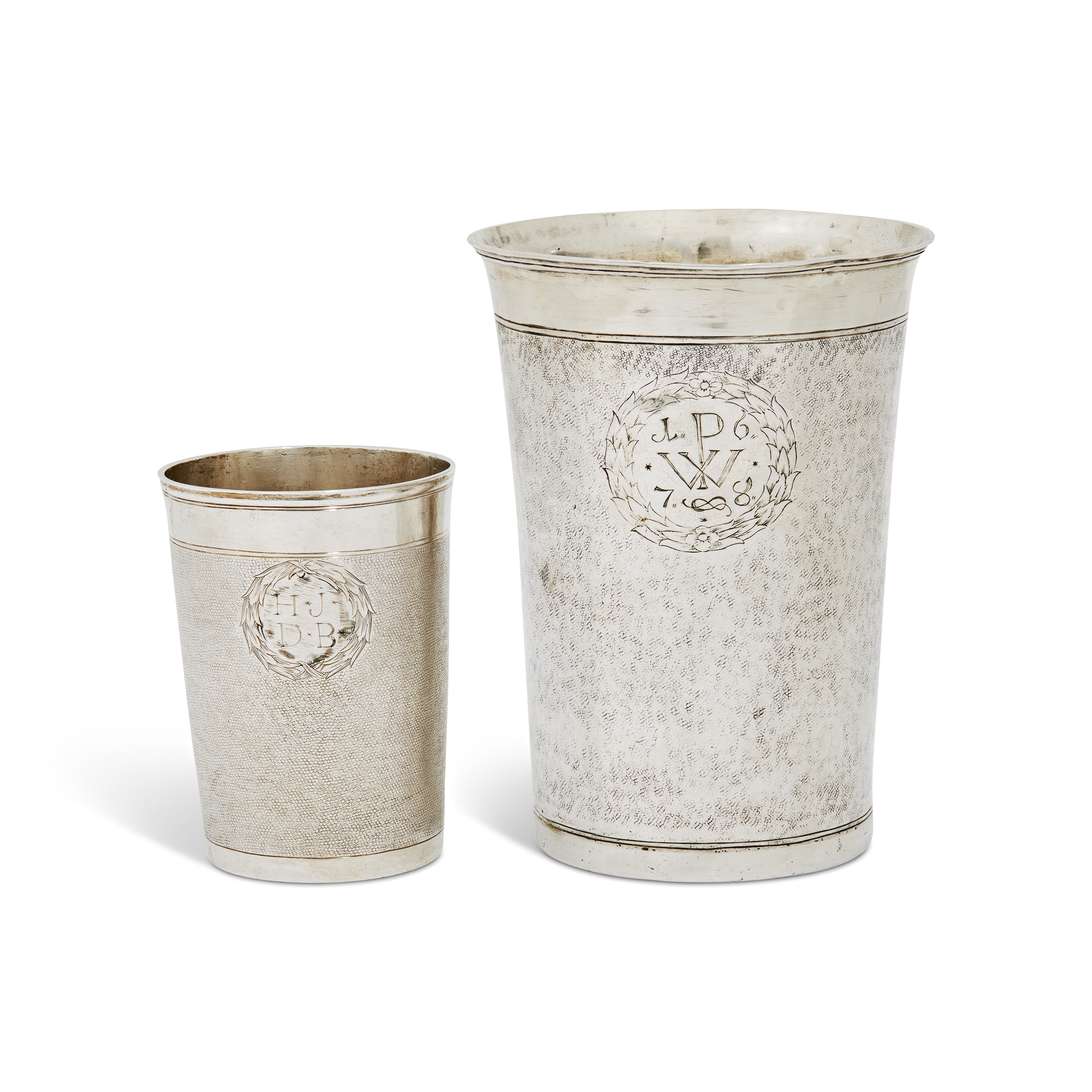 A HUNGARIAN SILVER-GILT TANKARD, MARK OF GEORGIUS RENNER