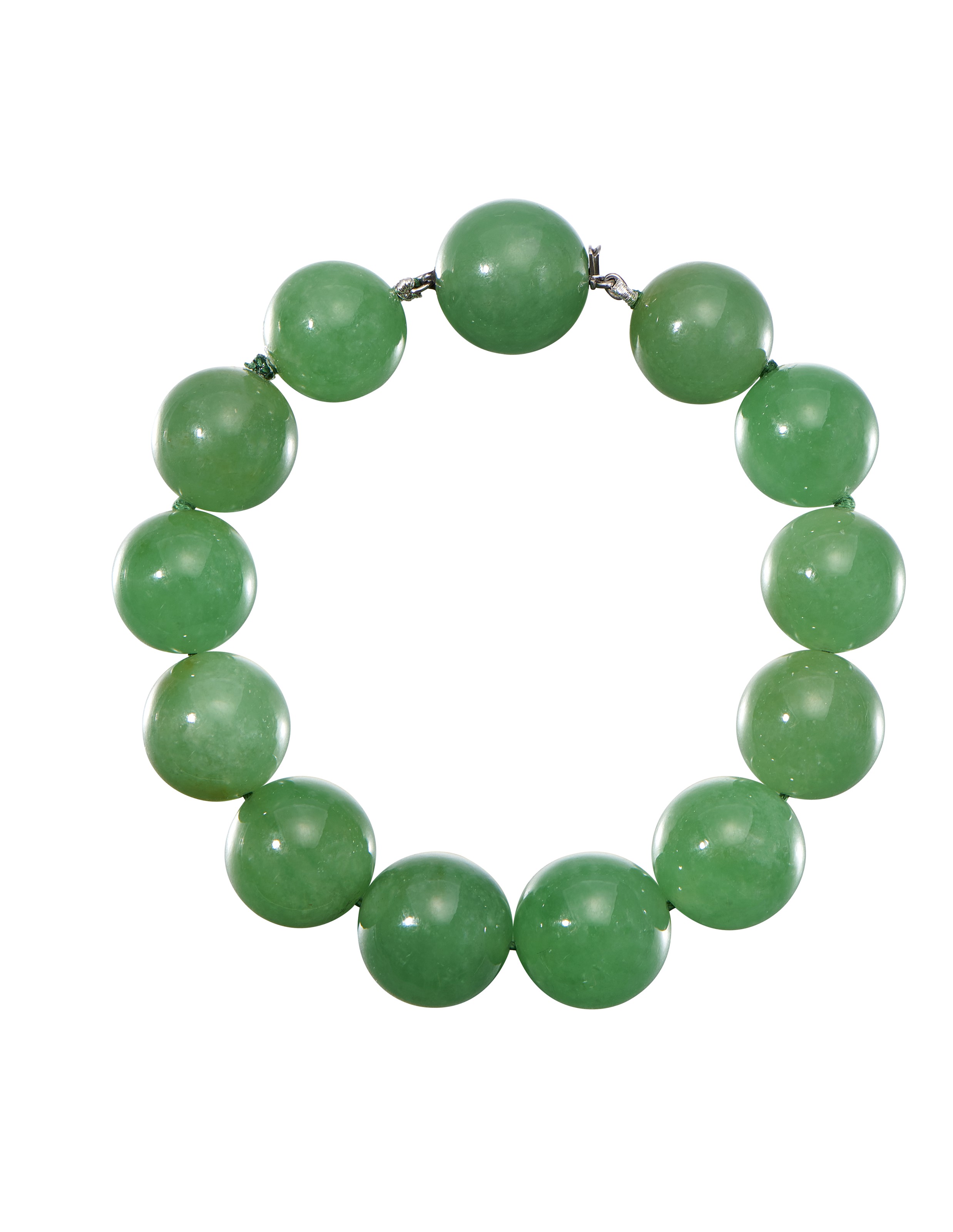 JADEITE BEAD BRACELET, Christie’s