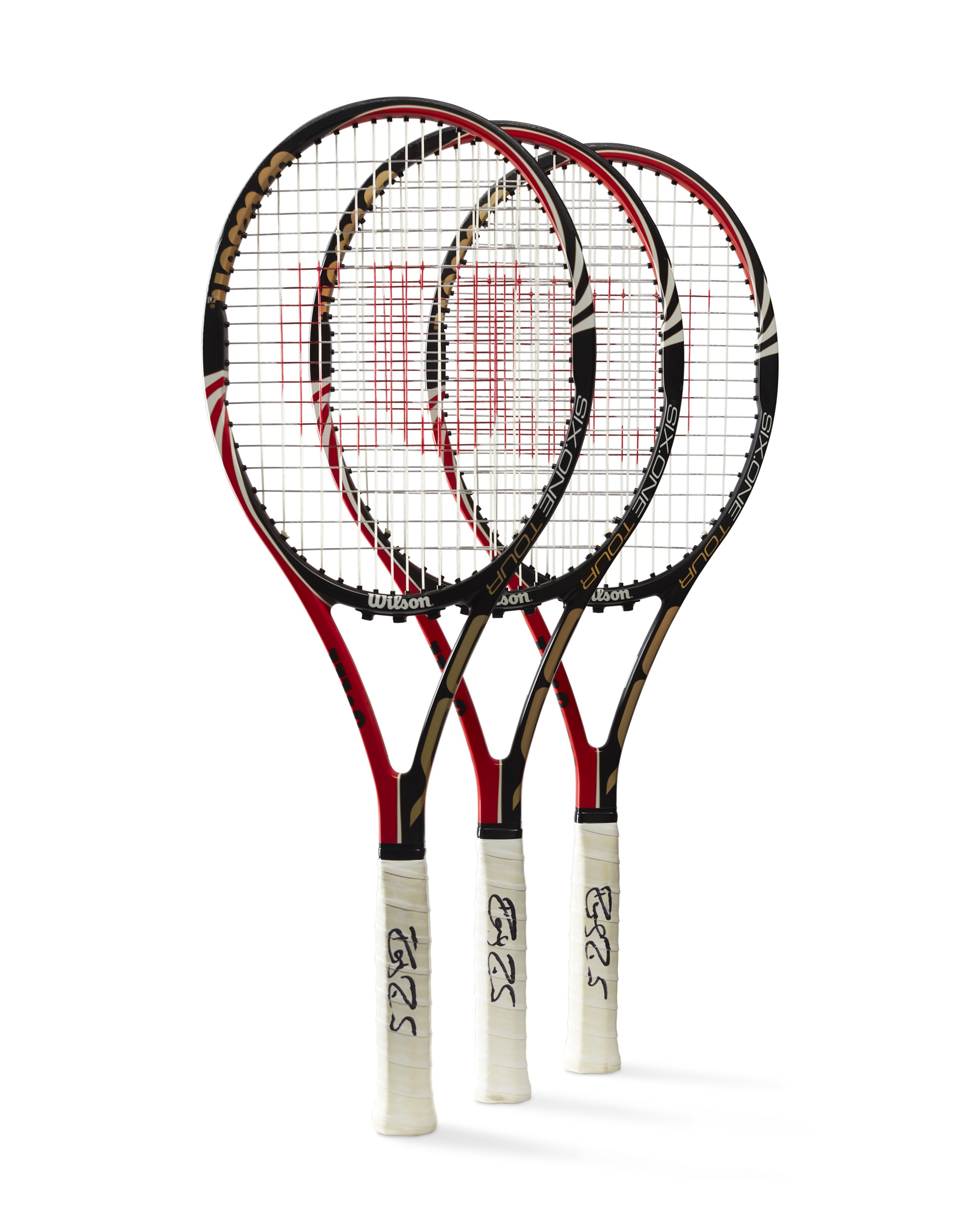 ROGER FEDERER'S CHAMPION RACKETS, ATP FINALS, LONDON, 2011 | Christie’s