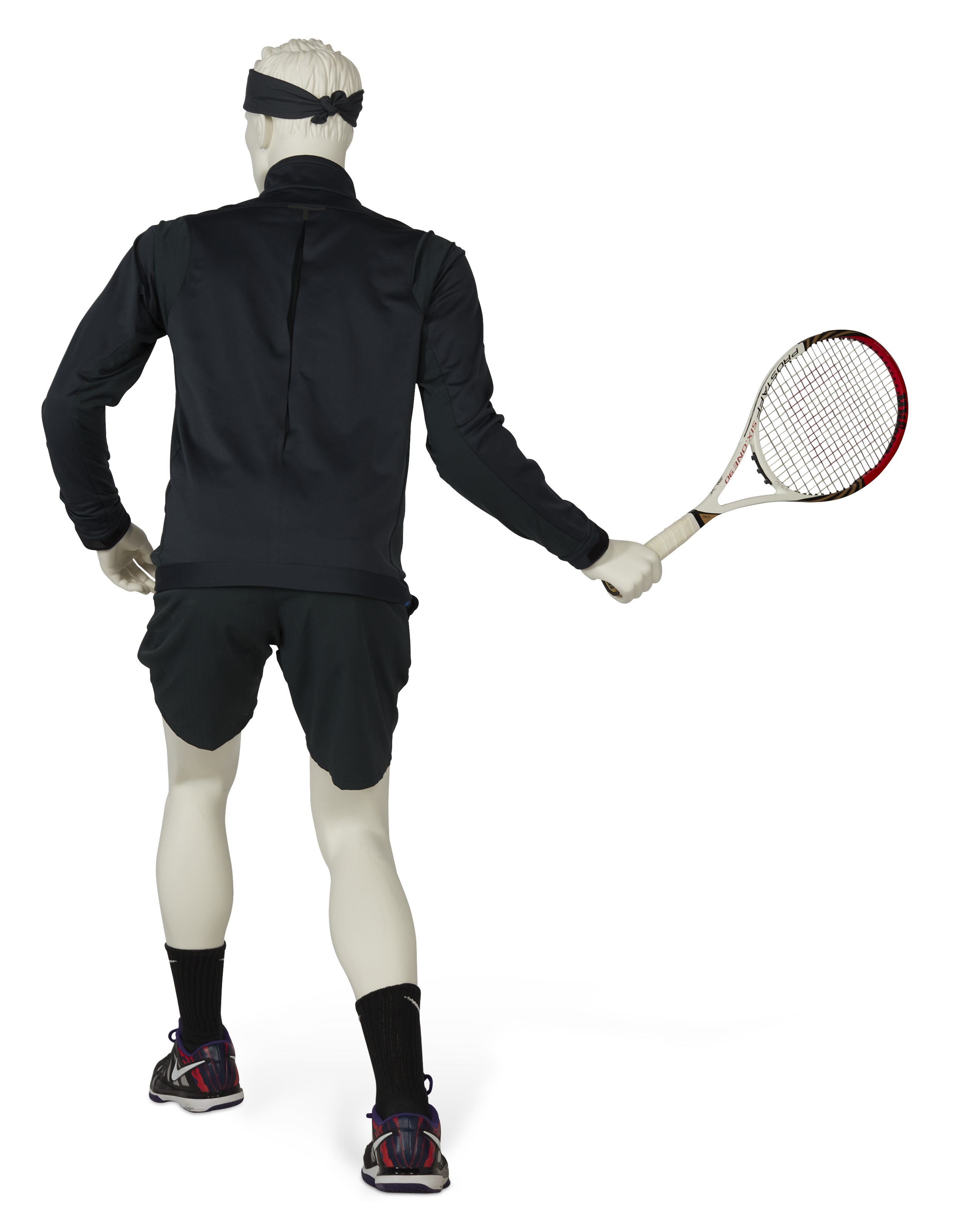 ROGER FEDERER'S TOURNAMENT OUTFIT AND RACKET, ATP FINALS, LONDON