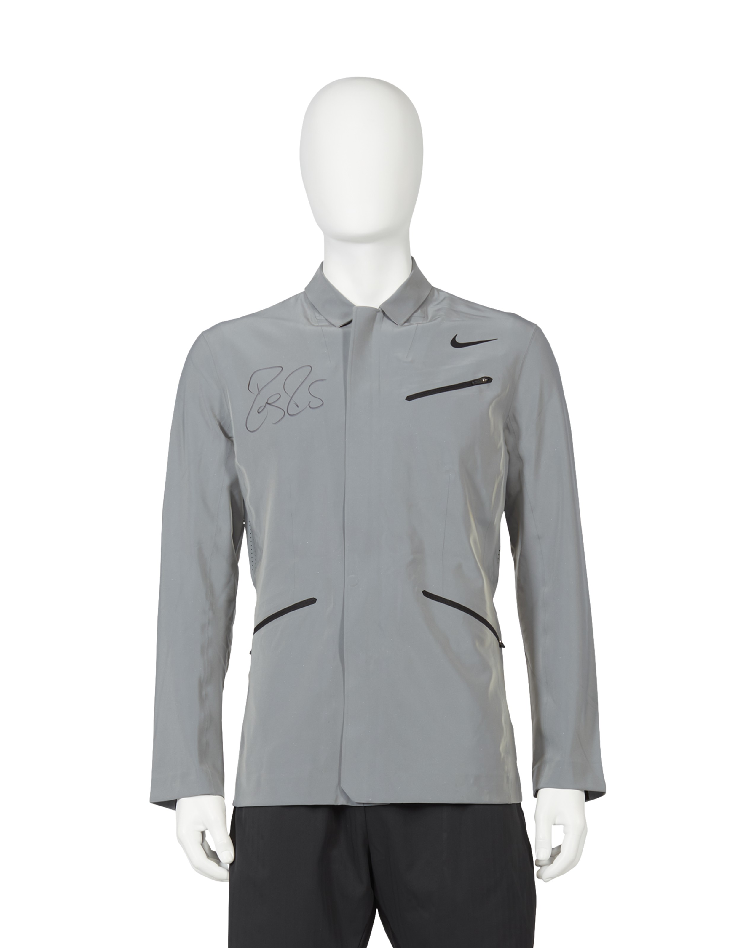 ROGER FEDERER'S REFLECTIVE JACKET, US OPEN, 2013 | Christie's