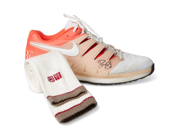 ROGER FEDERER'S TOURNAMENT SNEAKERS AND FRENCH OPEN, 2019 | Christie's