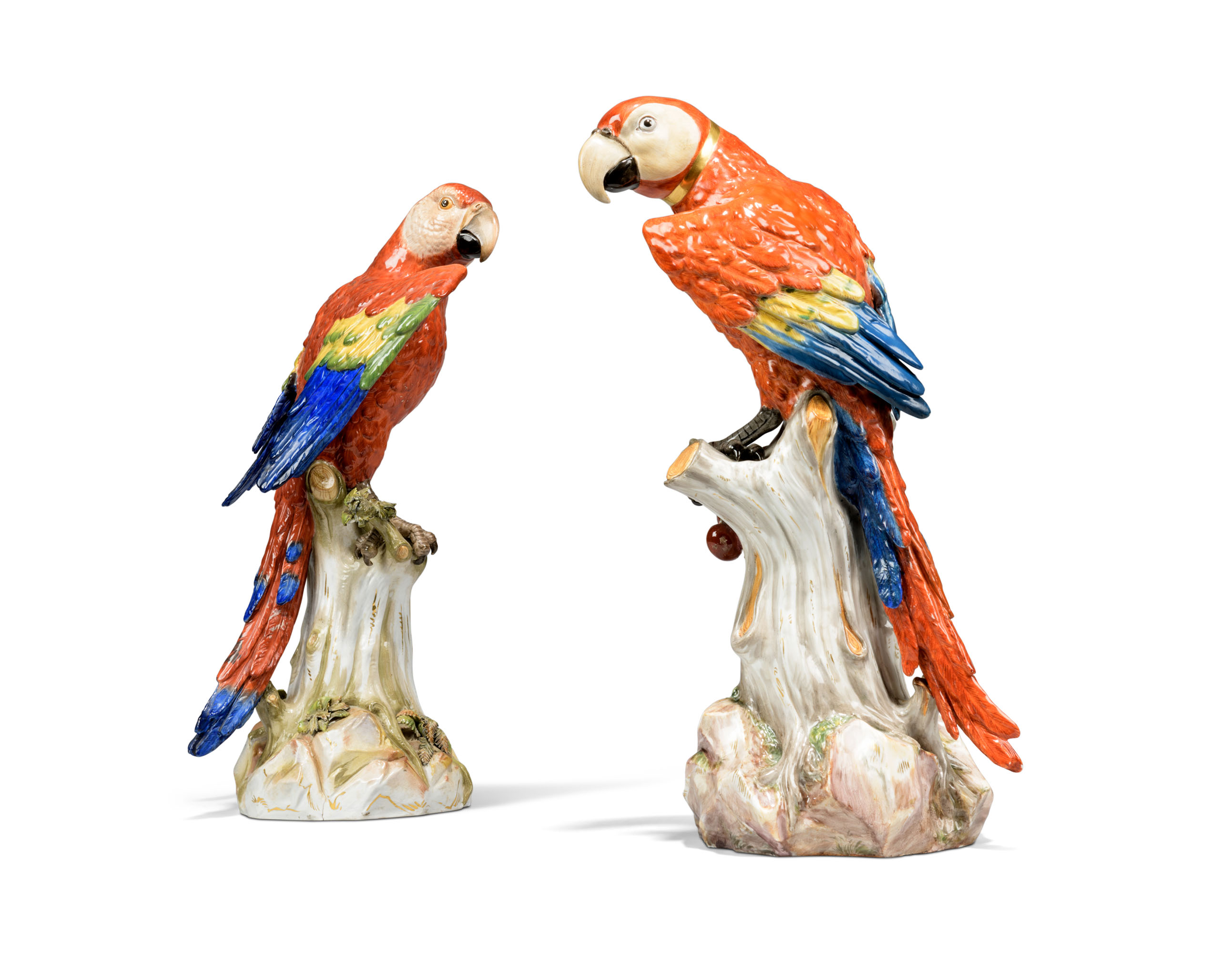Paris Porcelain Parrots
