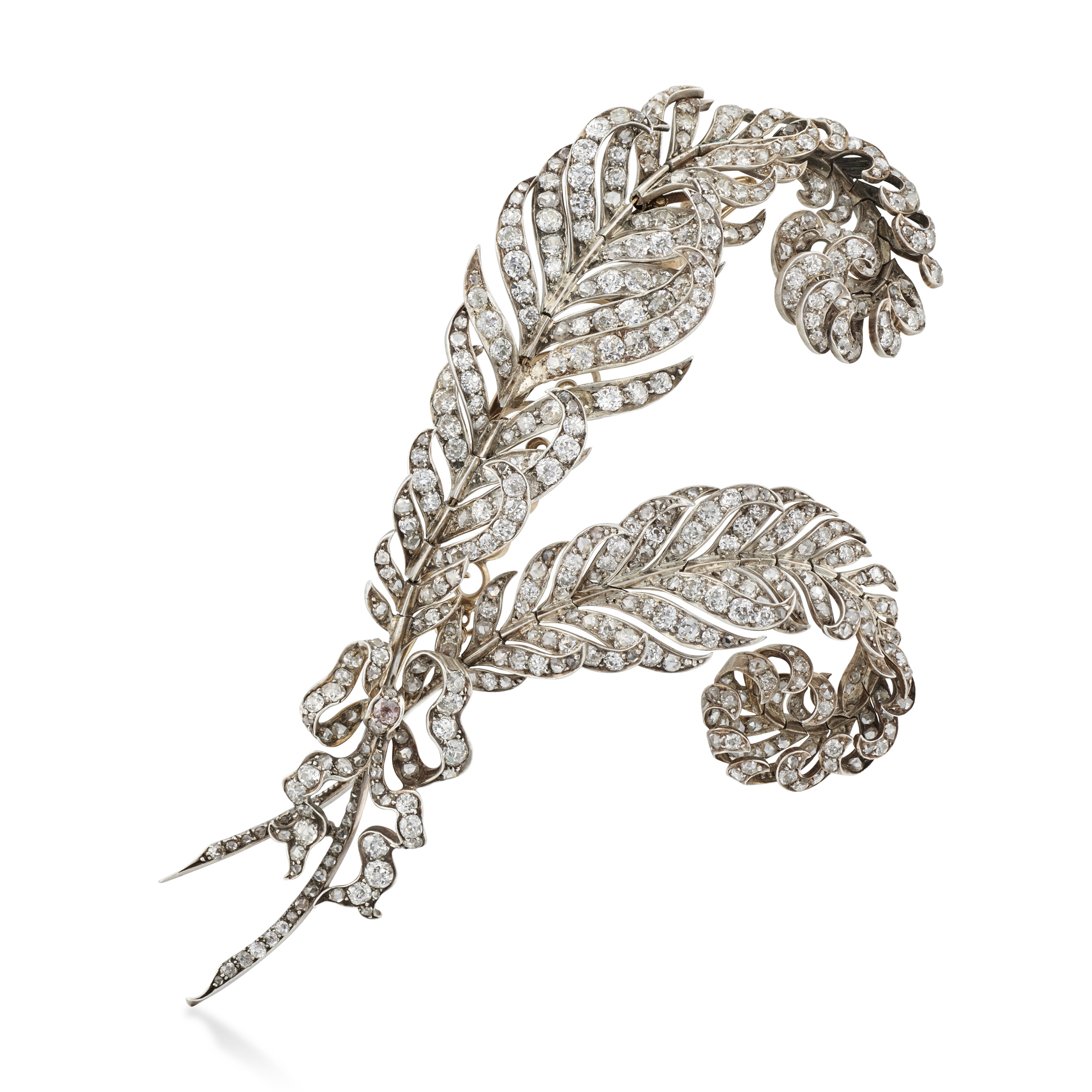 LATE 19TH CENTURY DIAMOND FEATHER BROOCH, Christie’s