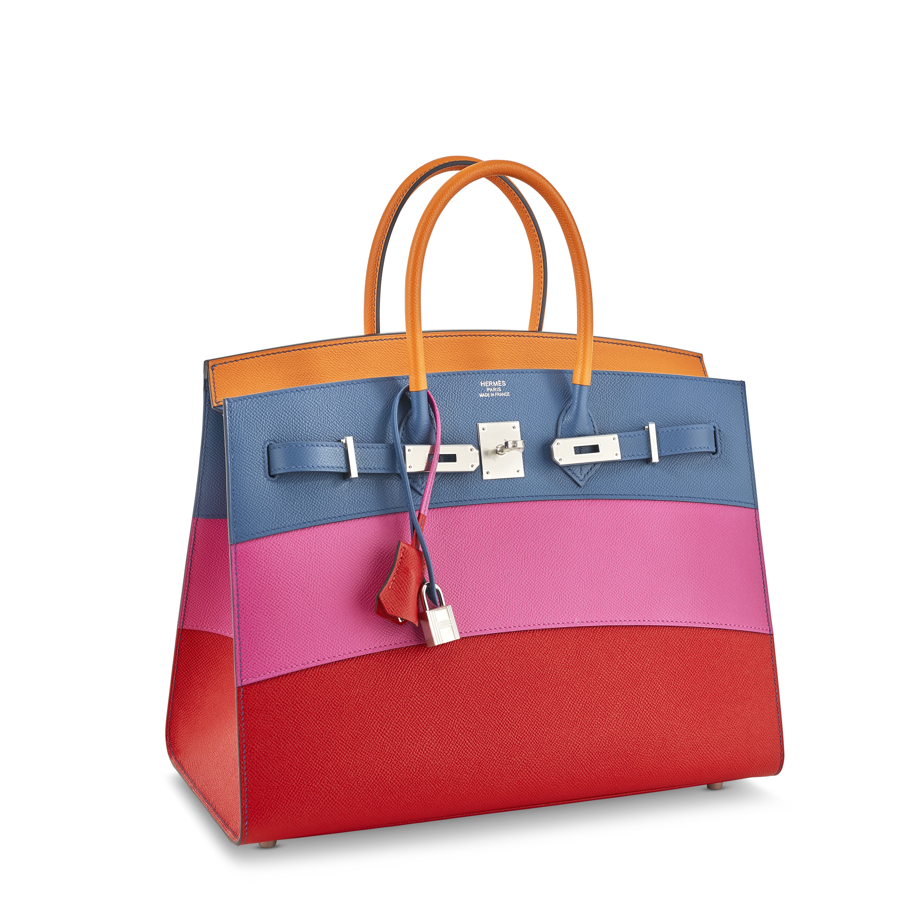 Hermès Birkin 35 Two-Tone Navy & Rouge Limited Edition Epsom Bag