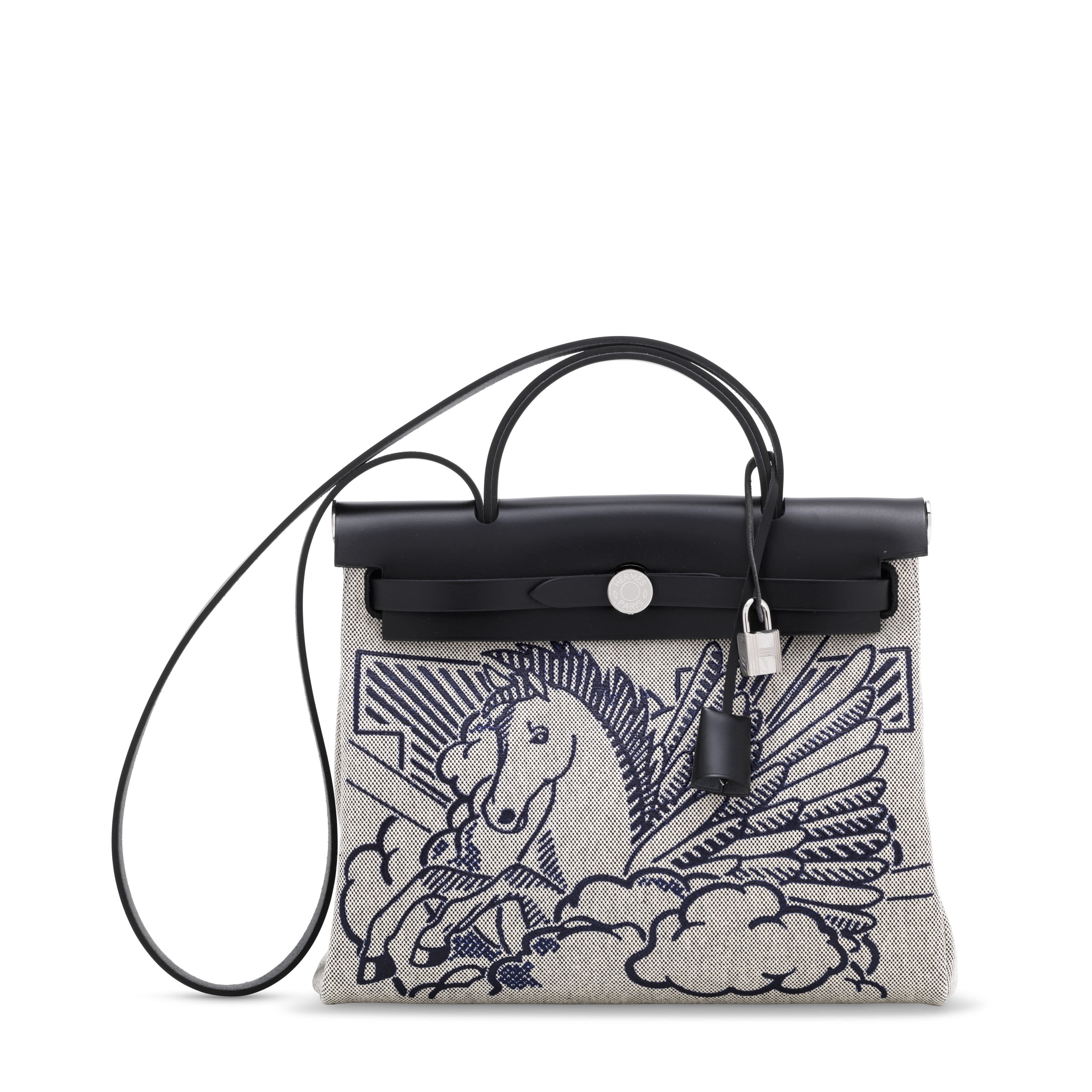 A BLACK HUNTER LEATHER TOILE