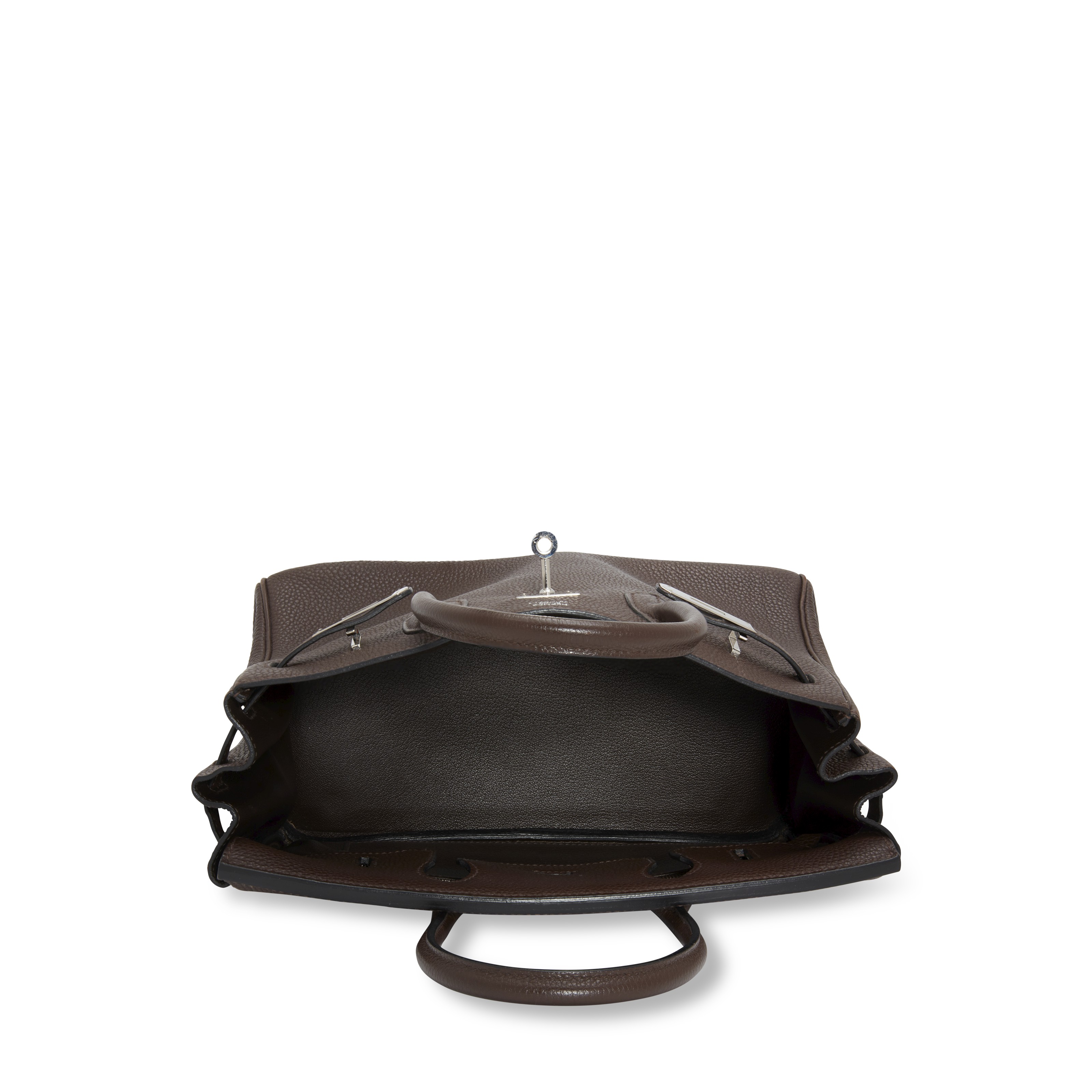 Birkin Style Jane Birkin Paco Rabanne A MARRON FONCÉ TOGO LEATHER