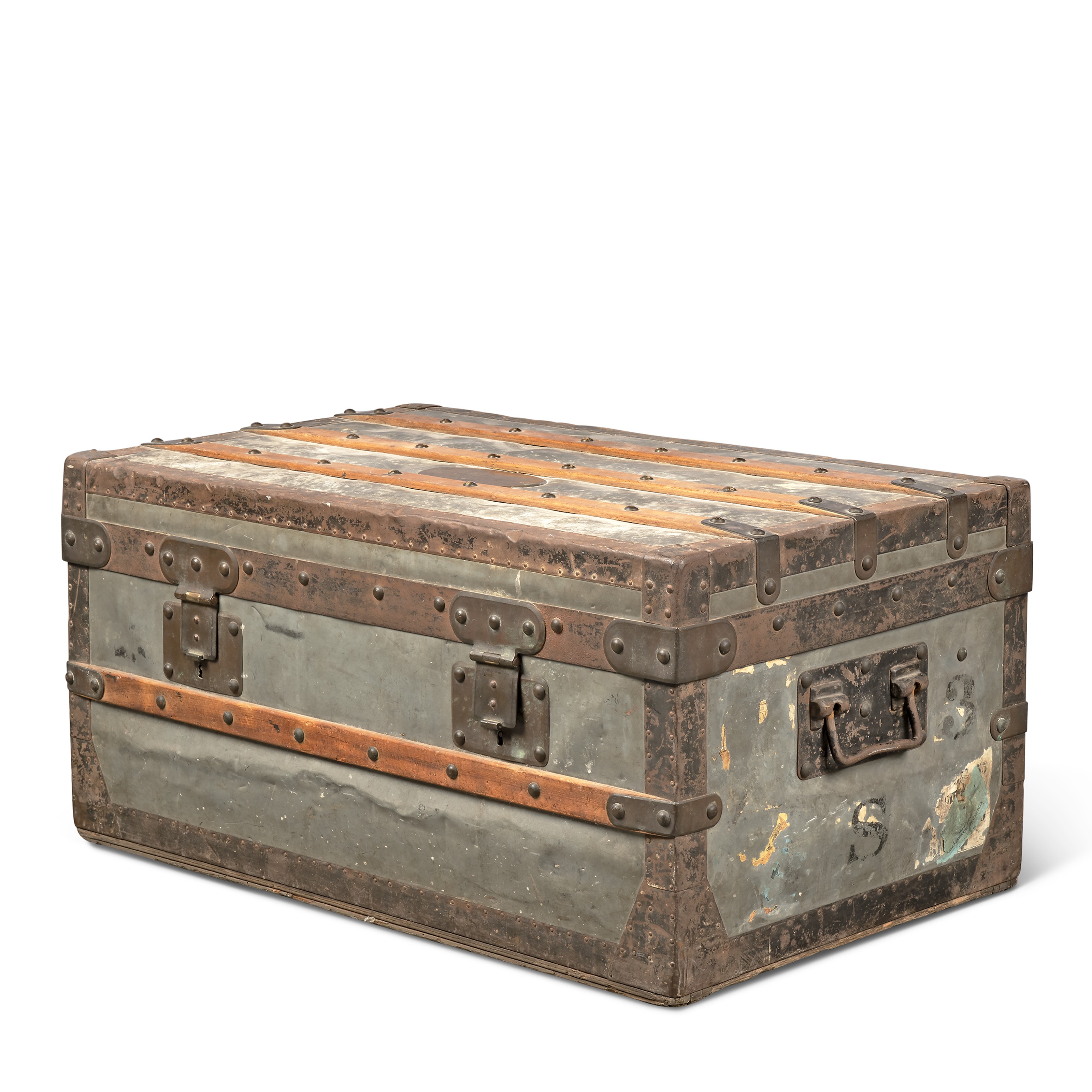 A RARE ZINC EXPLORER TRUNK, LOUIS VUITTON, 1890S | Christie's