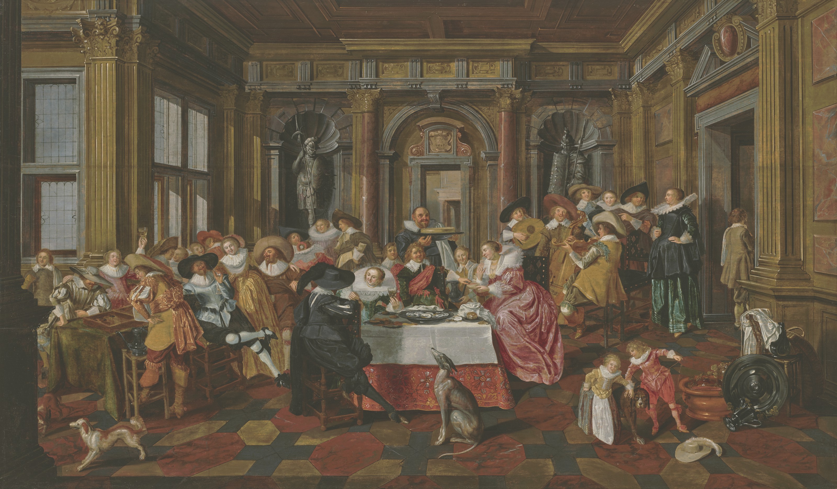 dirck hals haarlem 1591 1656 and dirck van delen heusden 1604 5 1671 arnemuiden