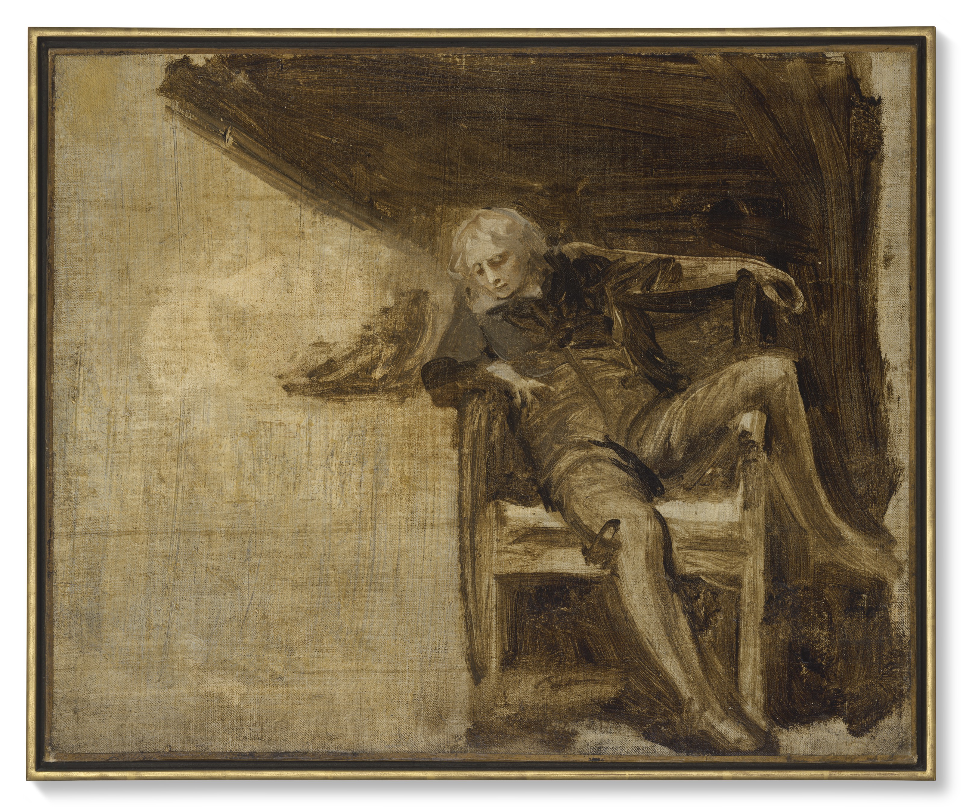 GEORGE ROMNEY (DALTON-IN-FURNESS 1734-1802 KENDAL), Study for Milton ...