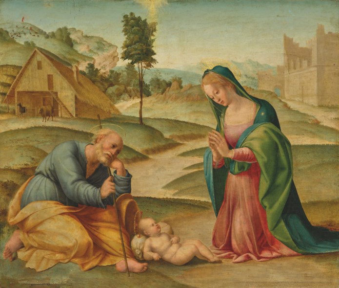 FRANCESCO GRANACCI (VILLAMAGNA 1469-1543 FLORENCE), The Nativity ...