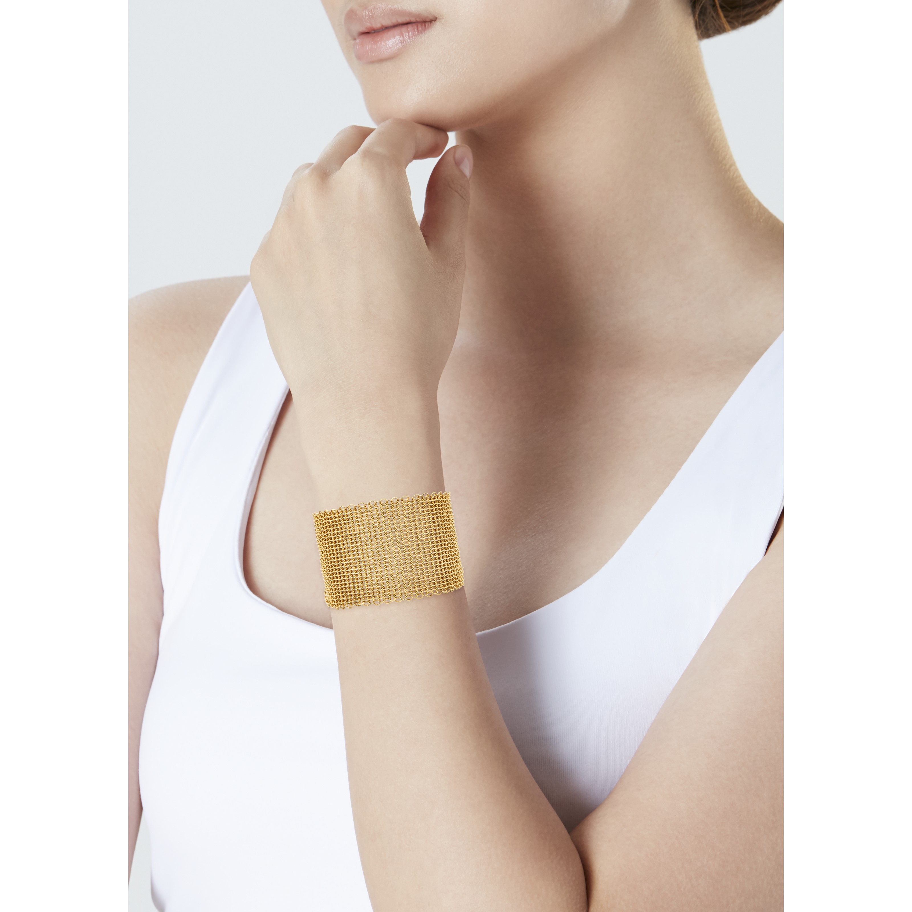 TIFFANY CO. ELSA PERETTI TWO MESH BRACELETS Christie s