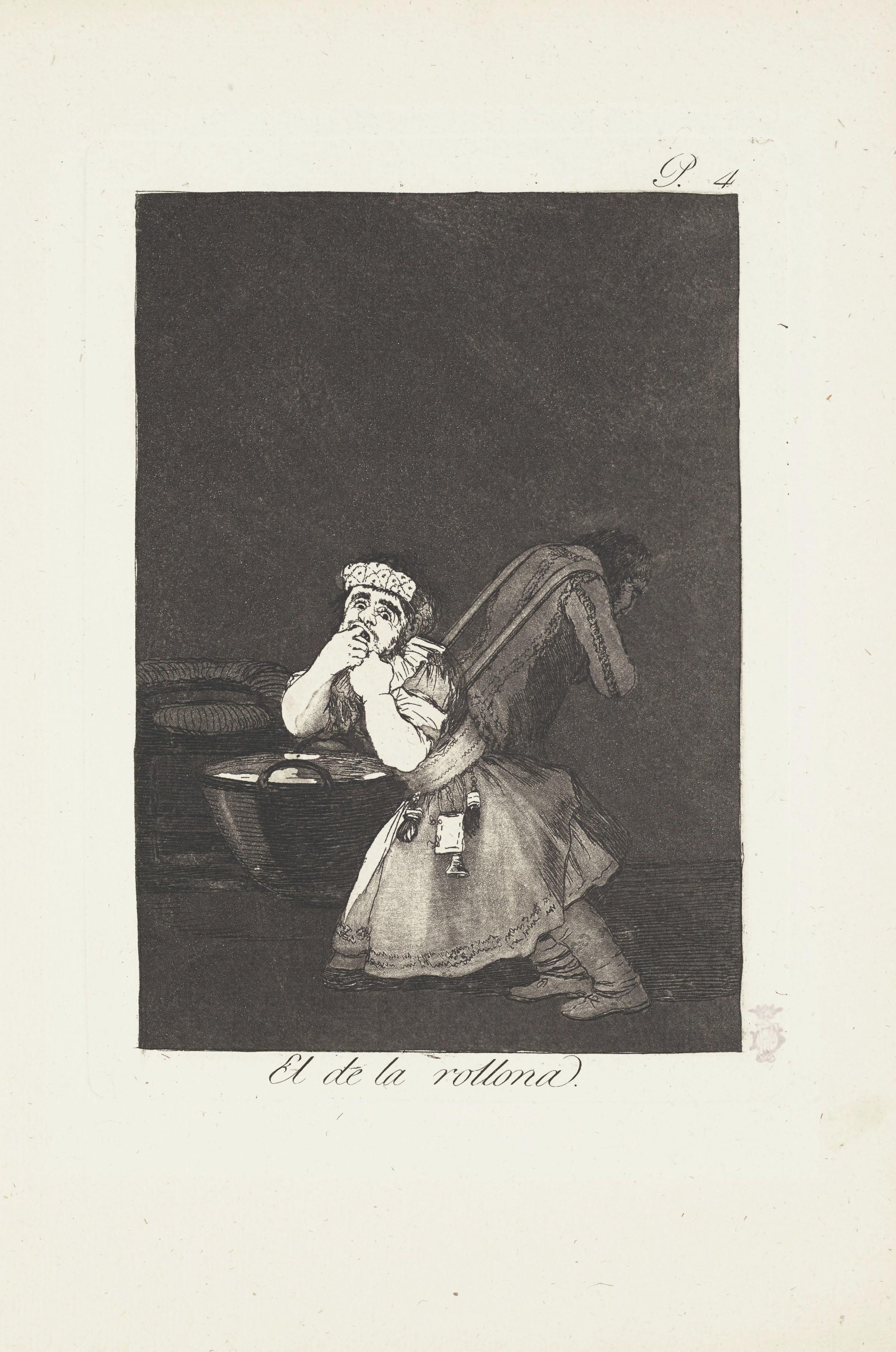 Three Plates from: Los Caprichos (Plates 4, 18 & 32)