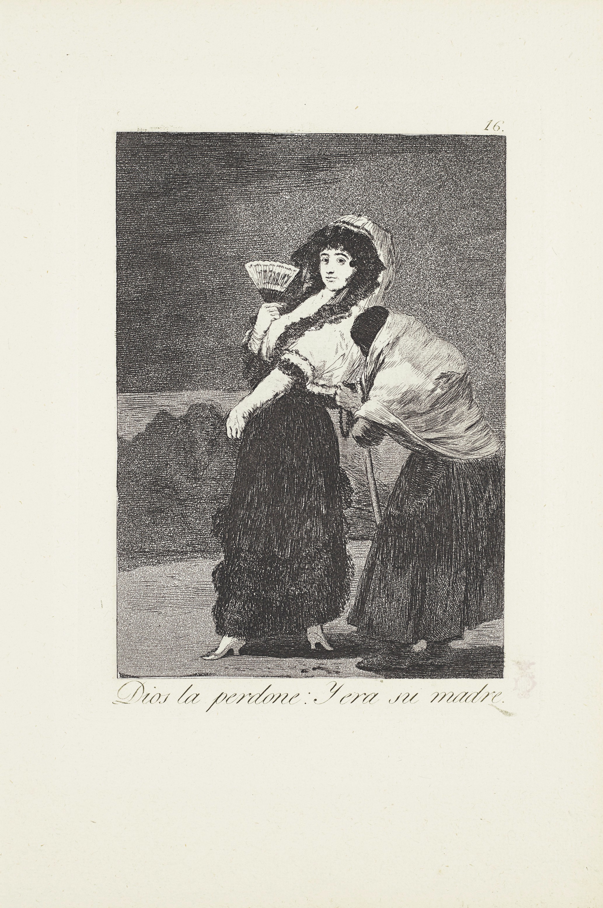 Three Plates from: Los Caprichos (Plates 16, 7 & 14)