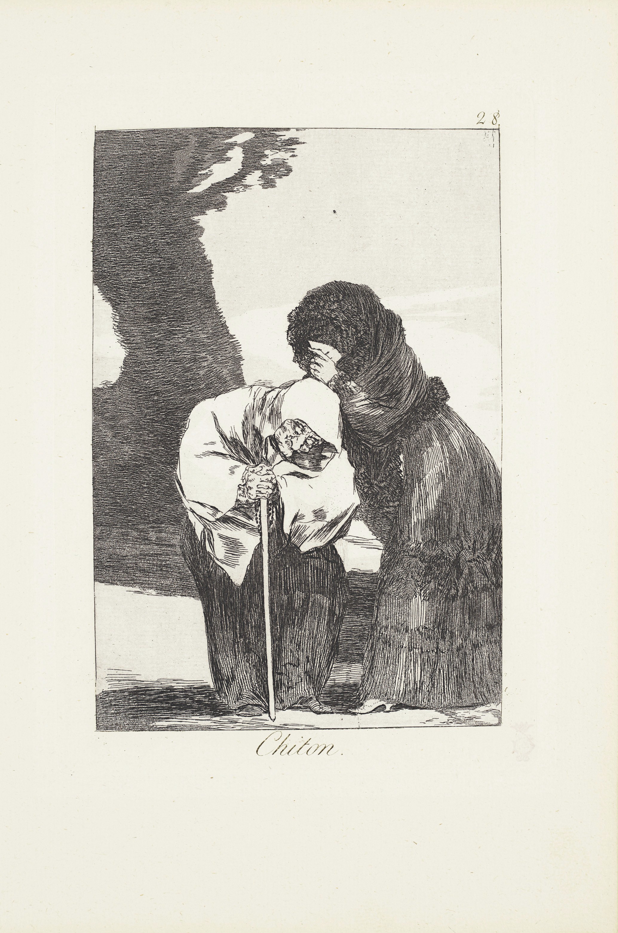 Three Plates from: Los Caprichos (Plates 28, 27 & 6)