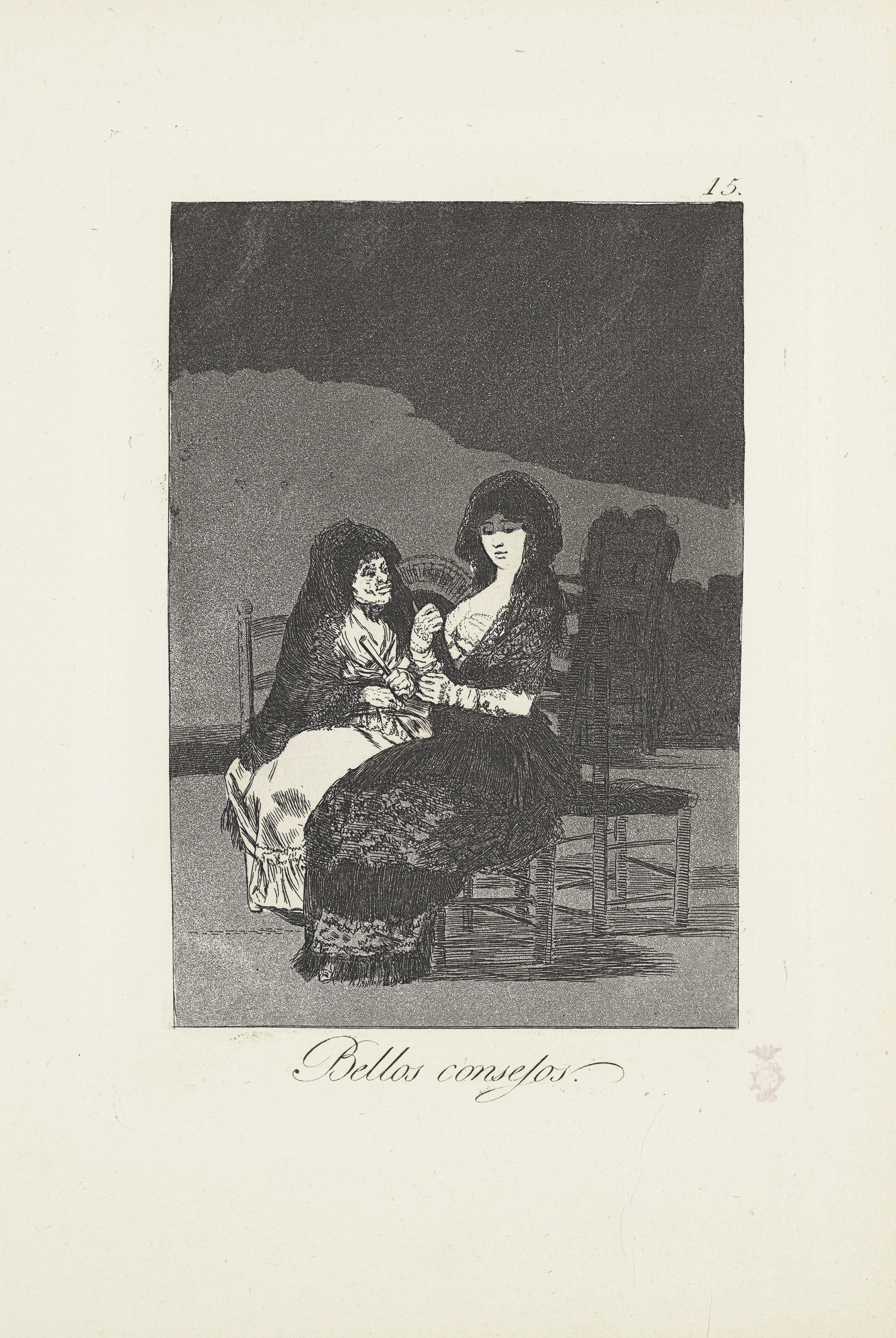Three Plates from: Los Caprichos (15, 47 & 57)