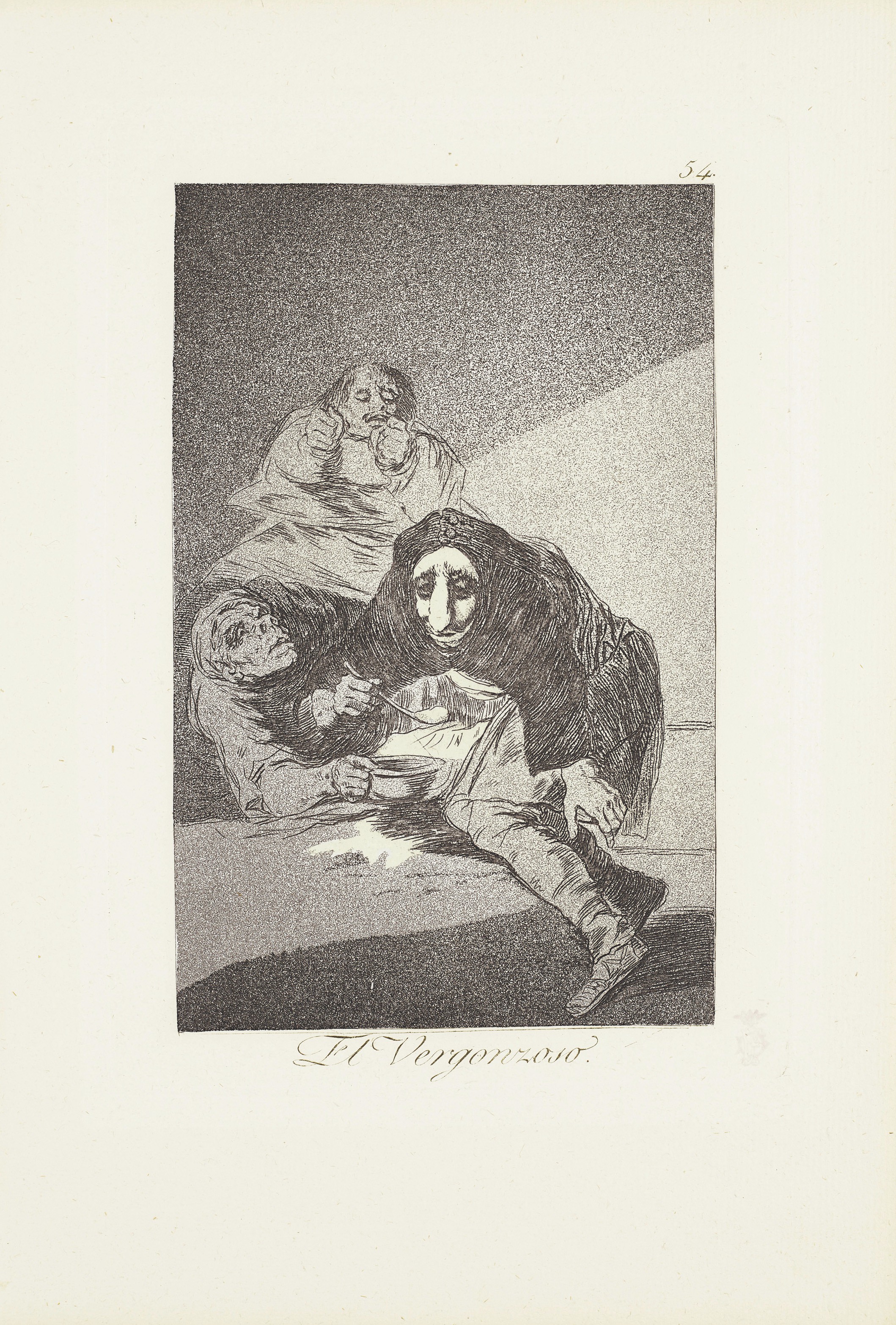 Three Plates from: Los Caprichos (Plates 55, 74 & 54)