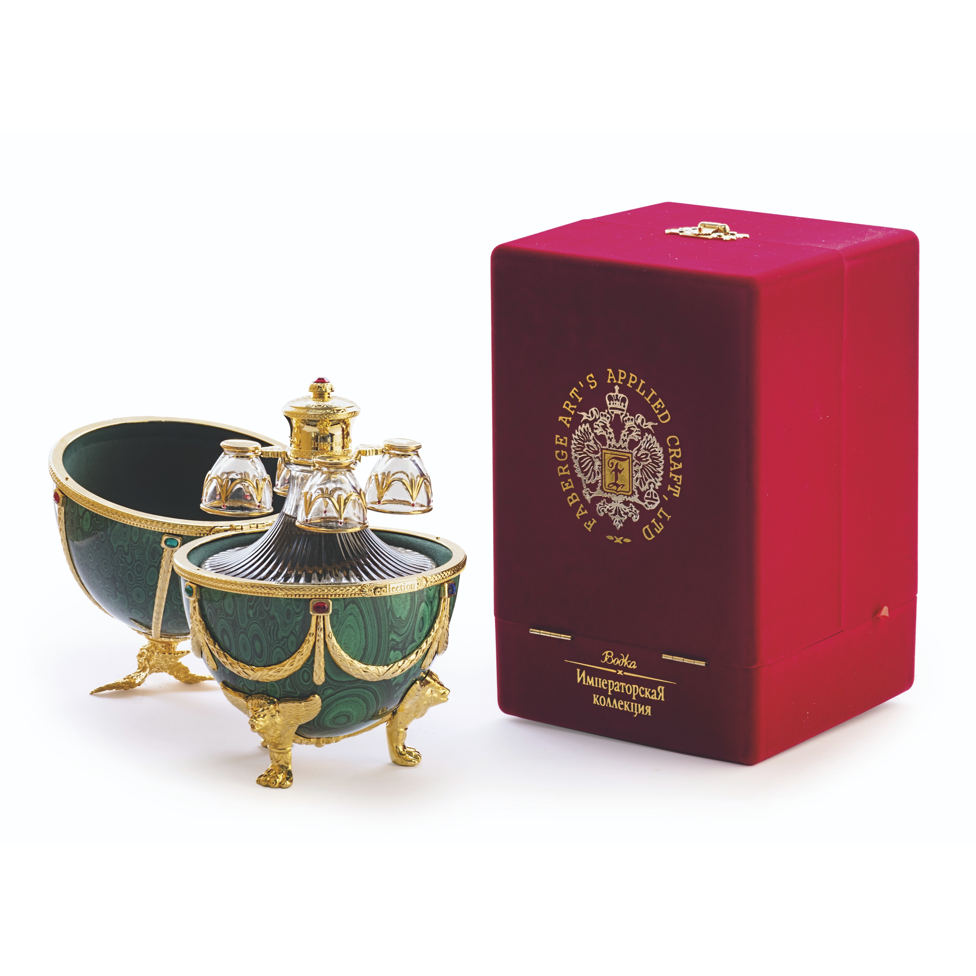 Faberg&eacute; Art&rsquo;s Applied Craft, Imperial Collection Vodka. 1 bottle per lot. Sold for £919 on 3 December 2021 at Christie’s in London