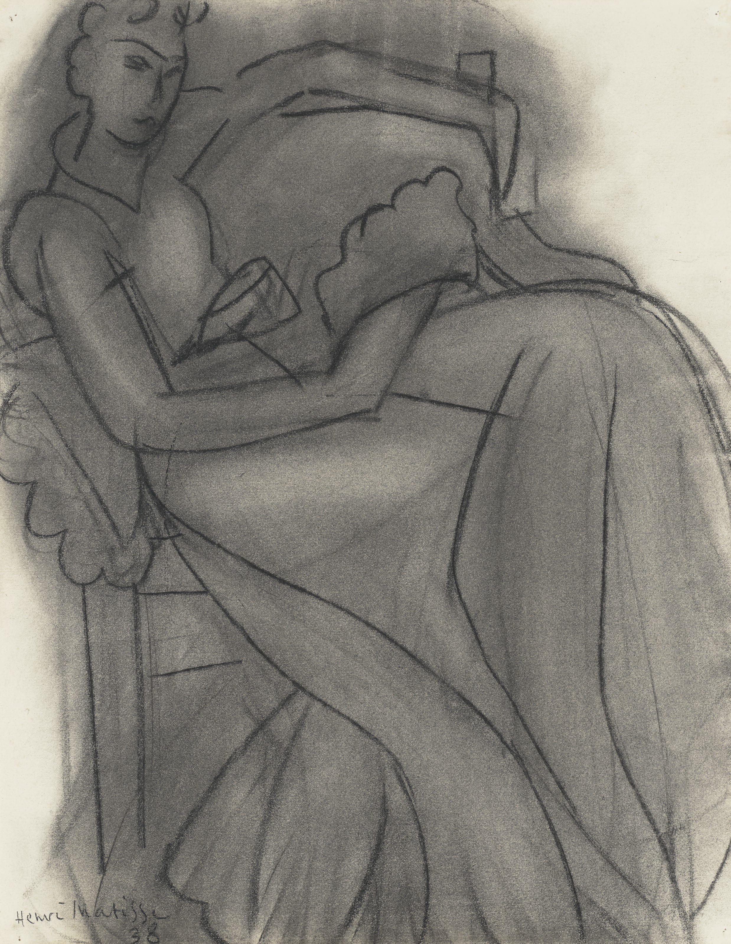 Femme dans un fauteuil 