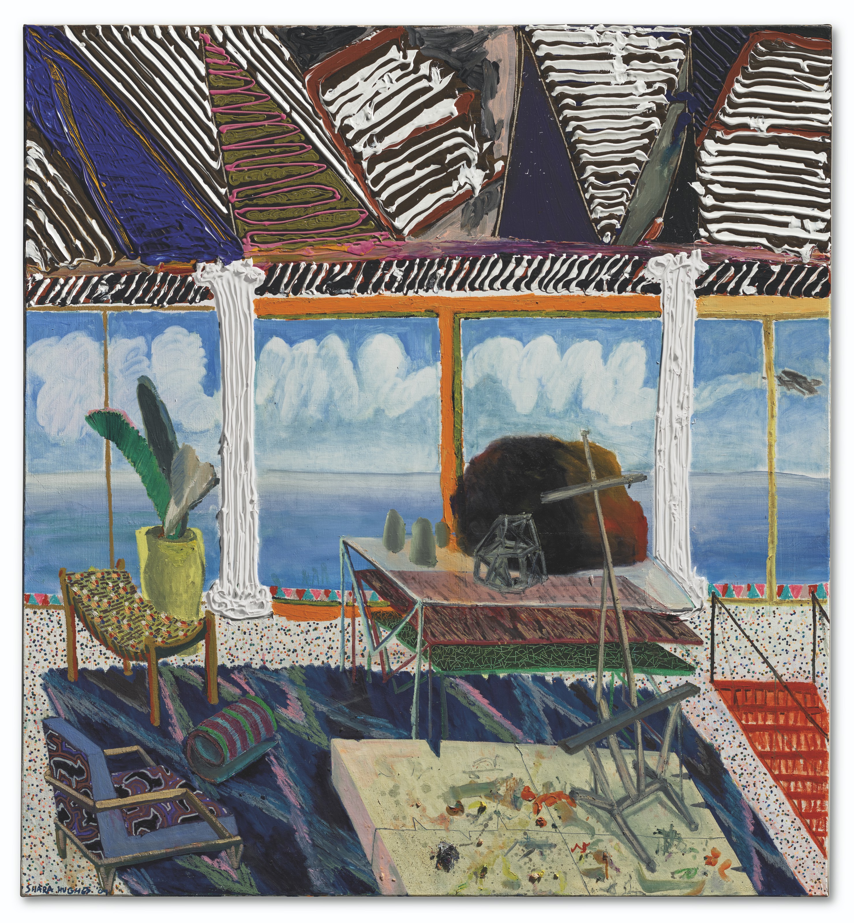 Shara Hughes (b. 1981), Me Me Me, 2009. Sold for &pound;437,500 on 15 October 2021 at Christie&rsquo;s in London