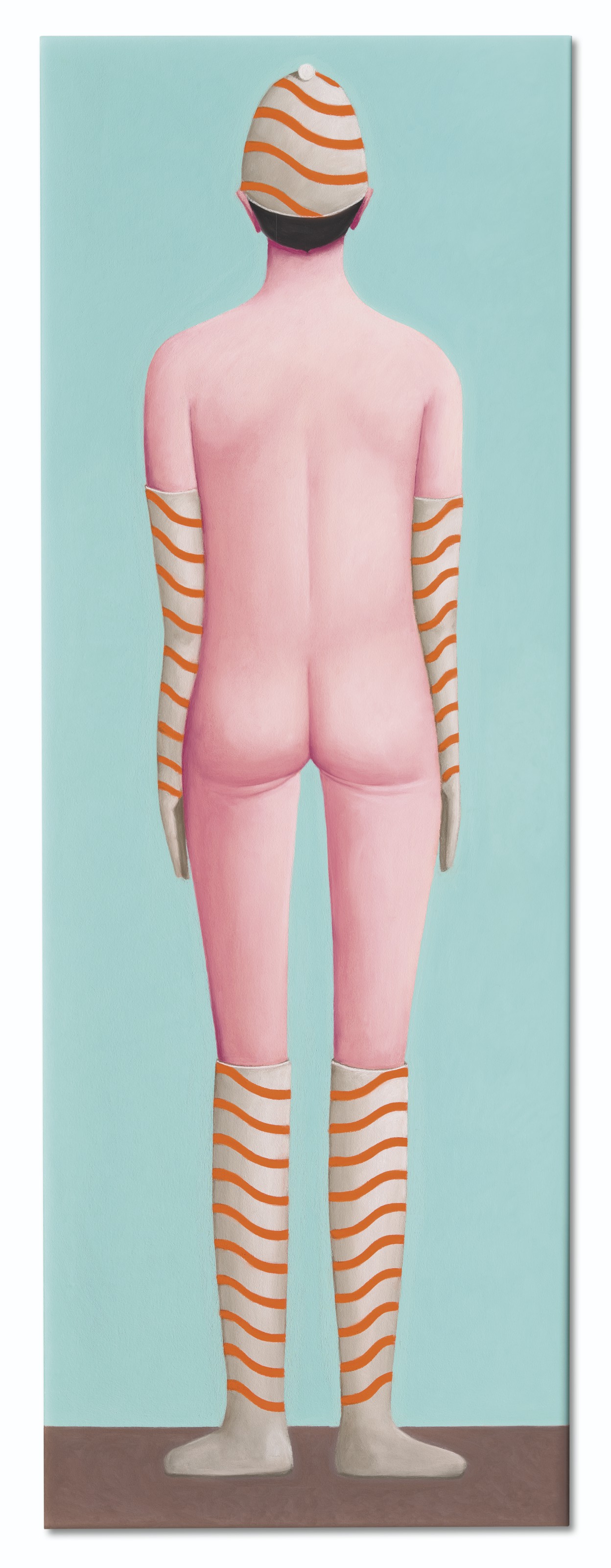 Nicolas Party (b. 1980), Back with Gloves, 2017. Sold for &pound;814,500 on 15 October 2021 at Christie&rsquo;s in London