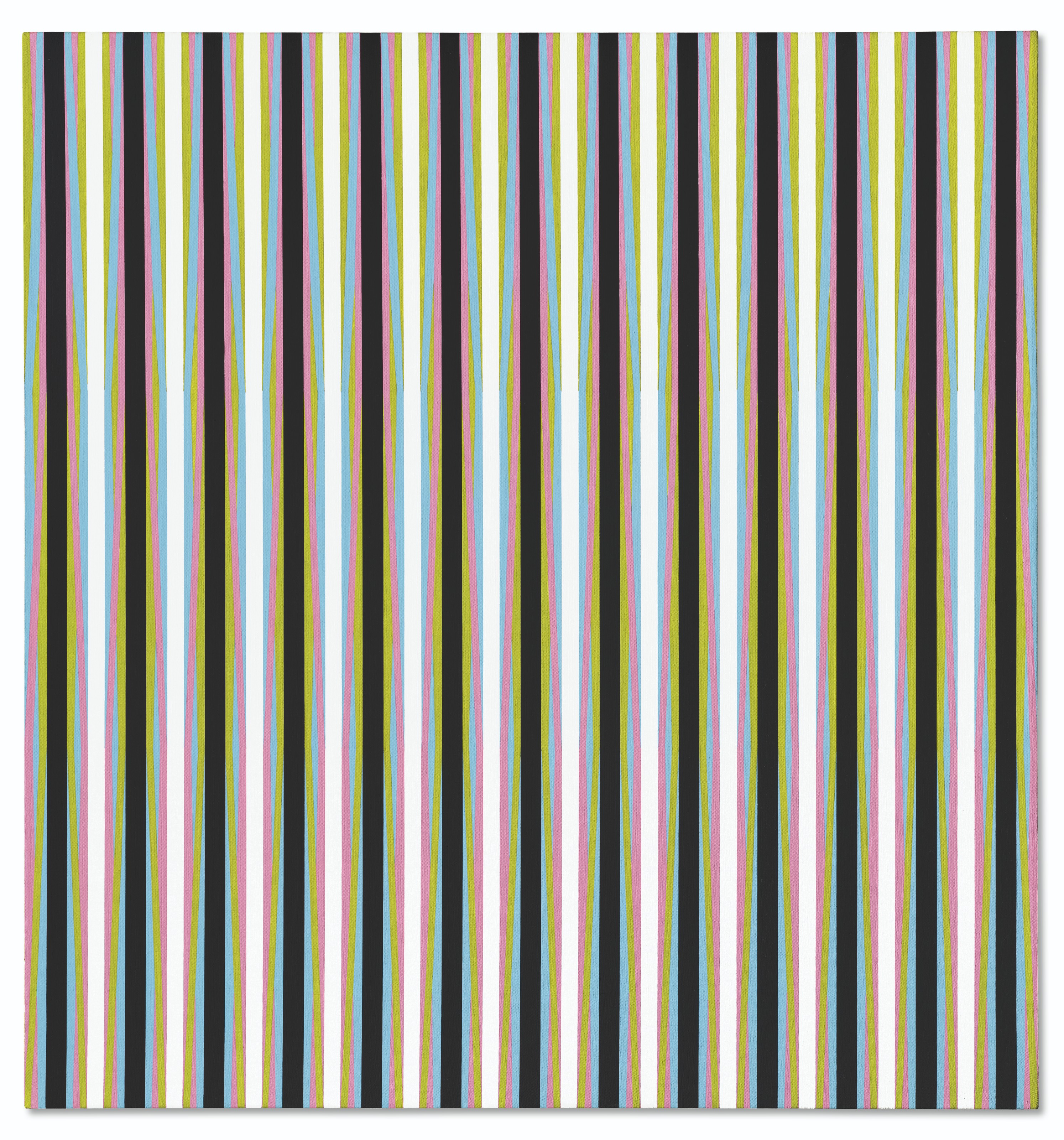 Bridget Riley (b. 1931), Halcyon 2, 1972. Sold for &pound;2,602,500 on 15 October 2021 at Christie&rsquo;s in London