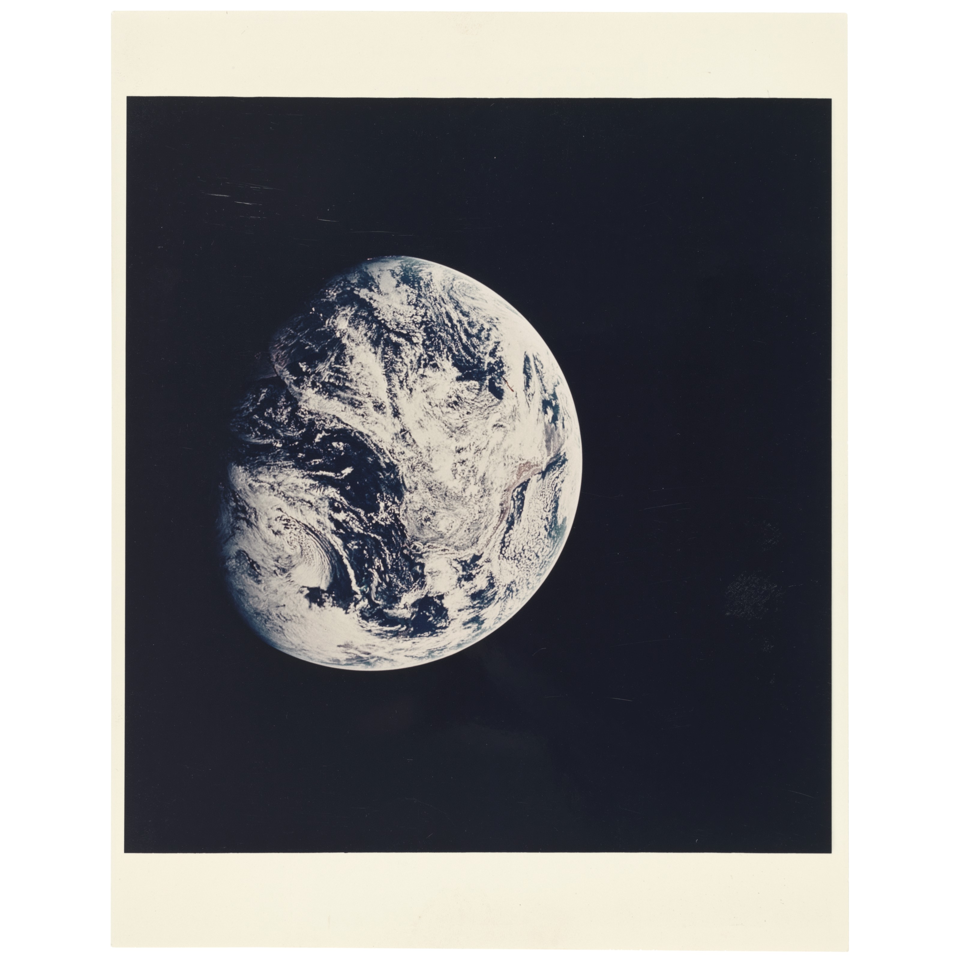 FIRST HUMAN-TAKEN PHOTOGRAPH OF THE PLANET EARTH, WILLIAM ANDERS