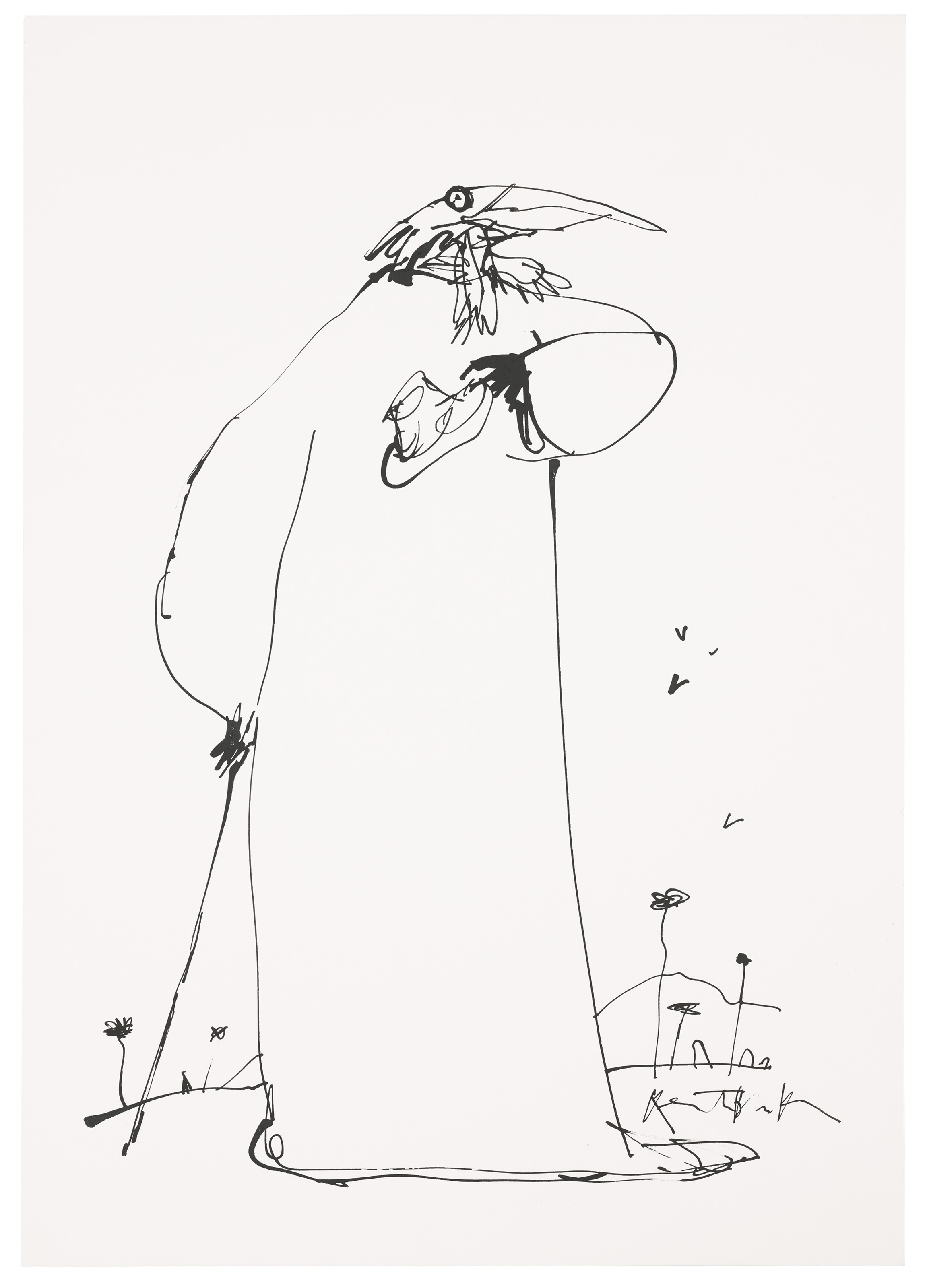 QUENTIN BLAKE (b.1932), Birds as people #8 | Christie’s