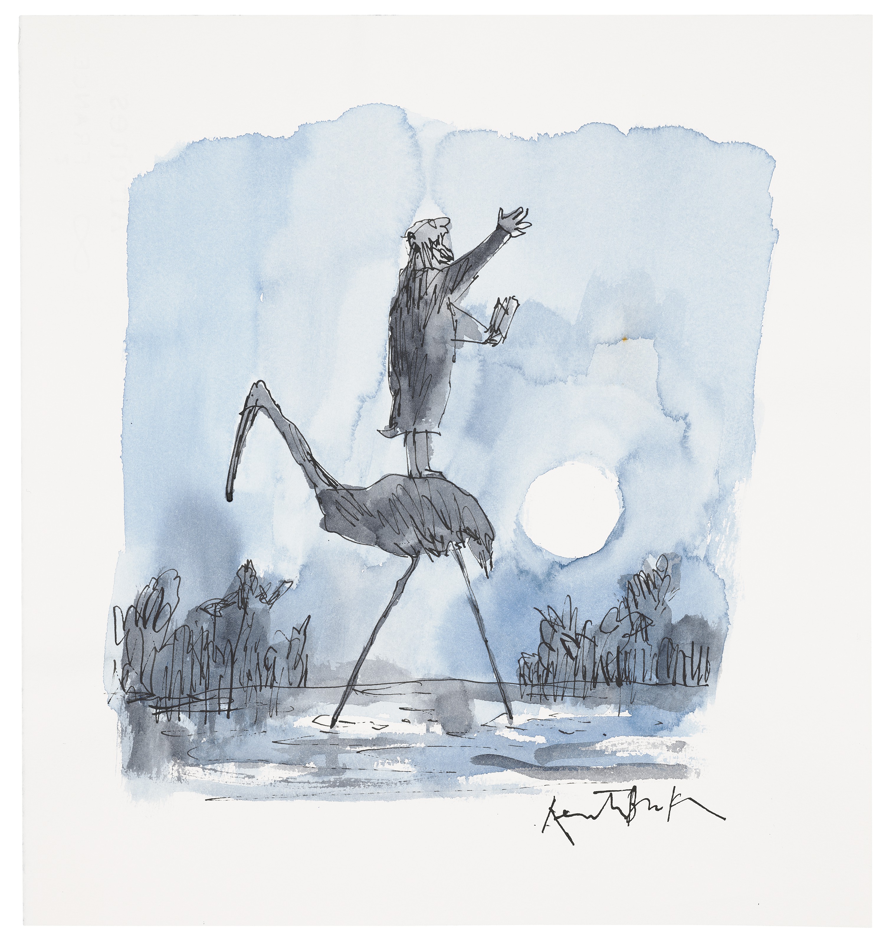 QUENTIN BLAKE (b.1932), Moonlight Riders | Christie’s