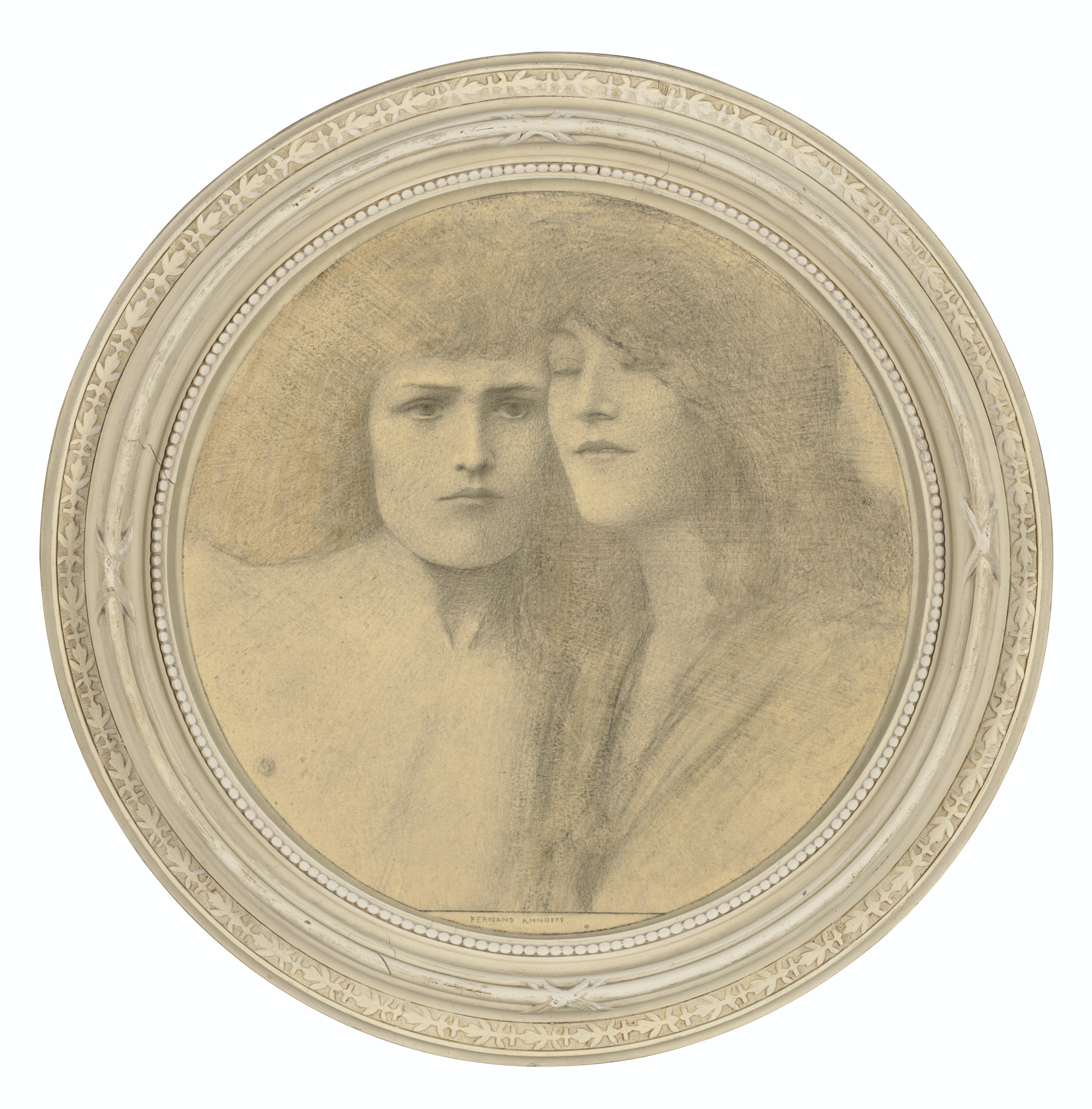 FERNAND KHNOPFF (BELGIAN, 1858-1921), Les Caresses | Christie's