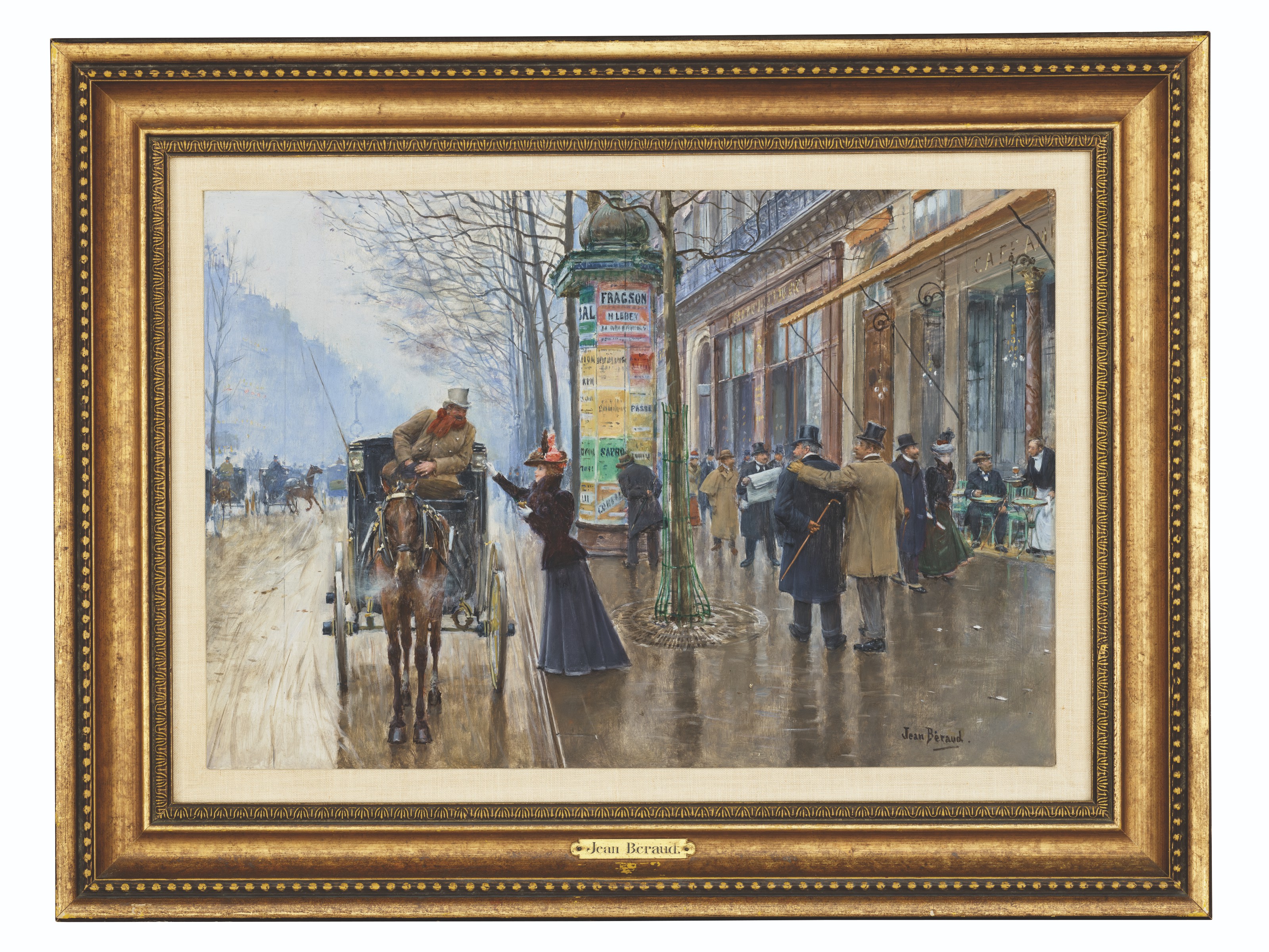 JEAN BÉRAUD (FRENCH, 1849-1936), Scène de rue Parisienne | Christie's