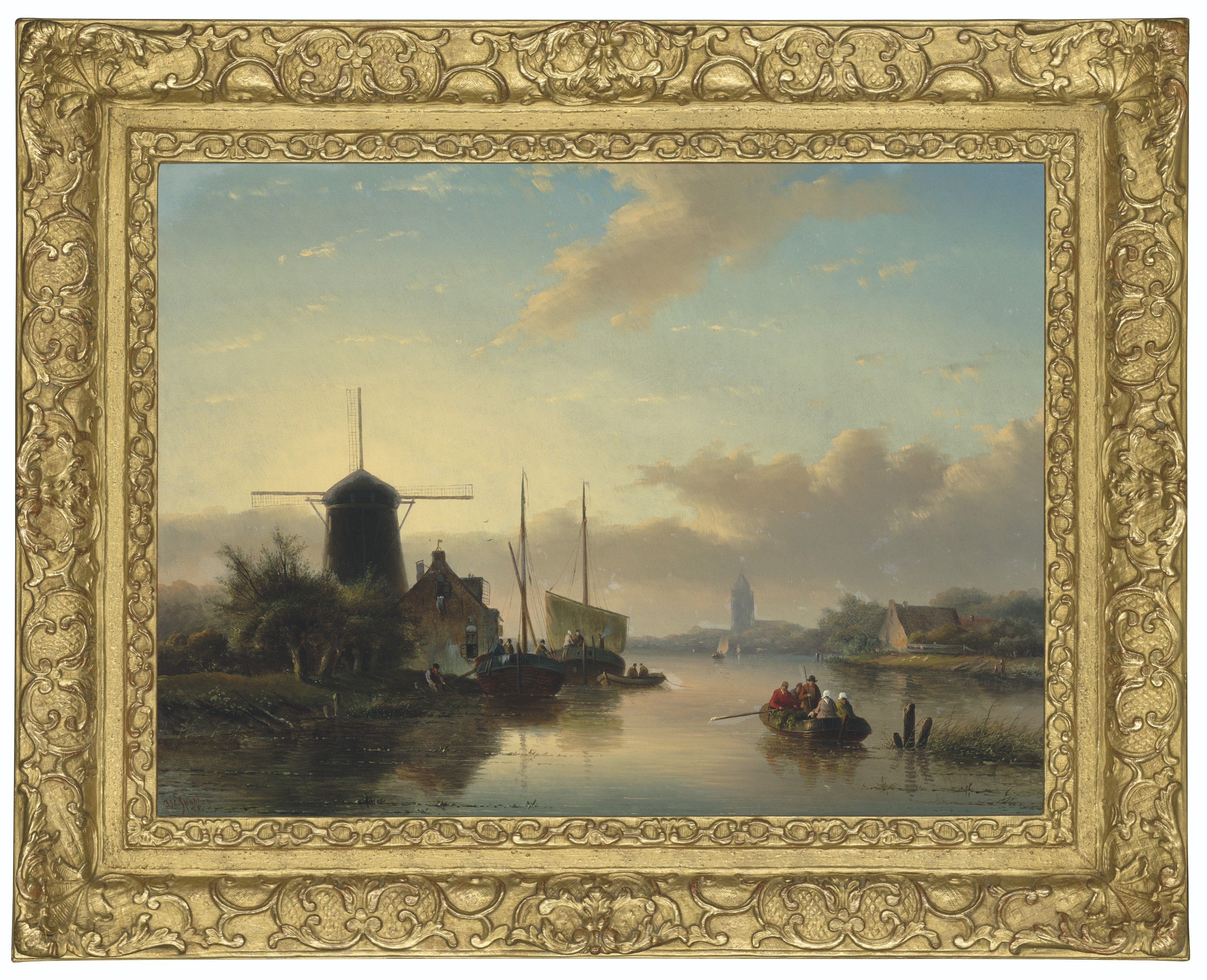 JAN JACOB COENRAAD SPOHLER (DUTCH, 1837–1894), Summer landscape