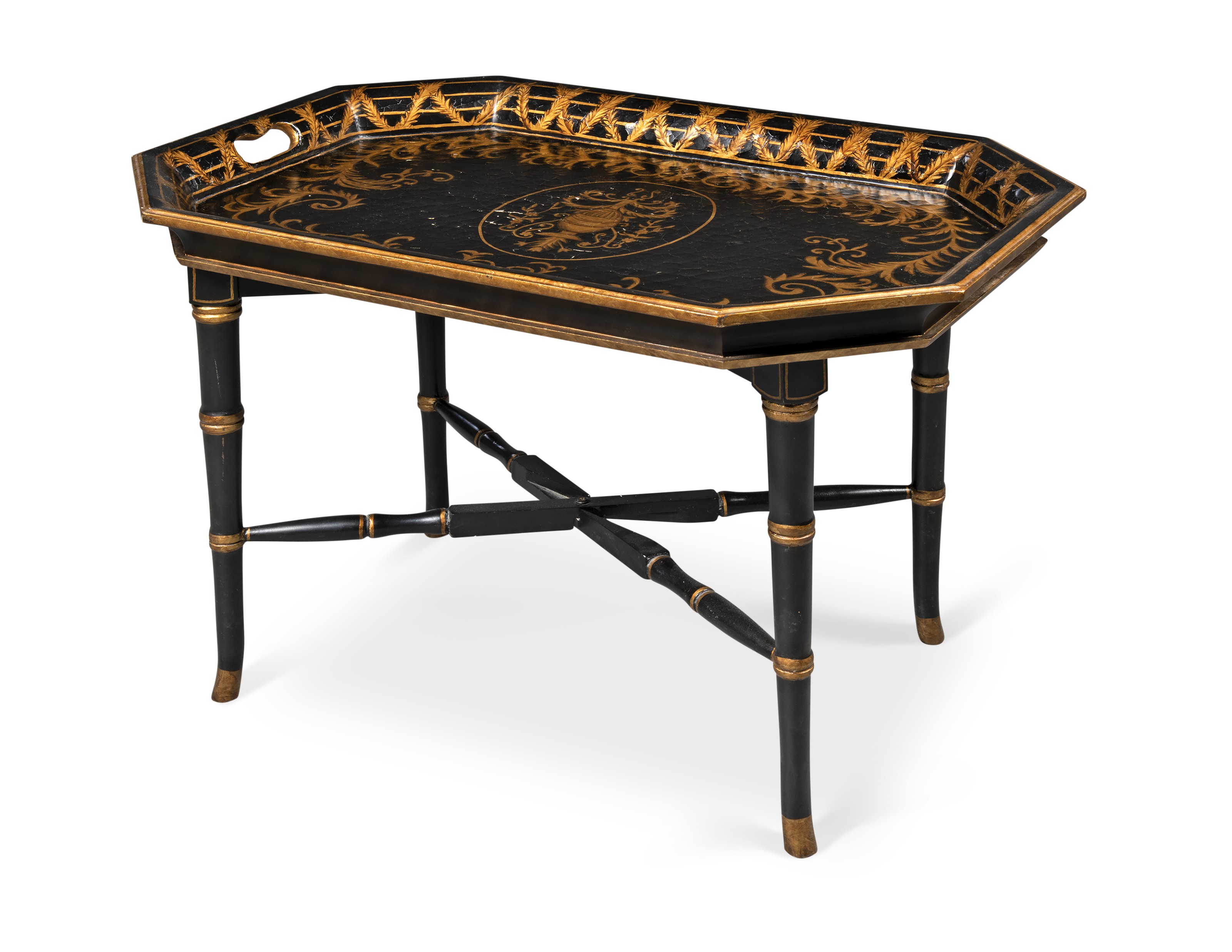 Chinese Lacquer Tray Table
