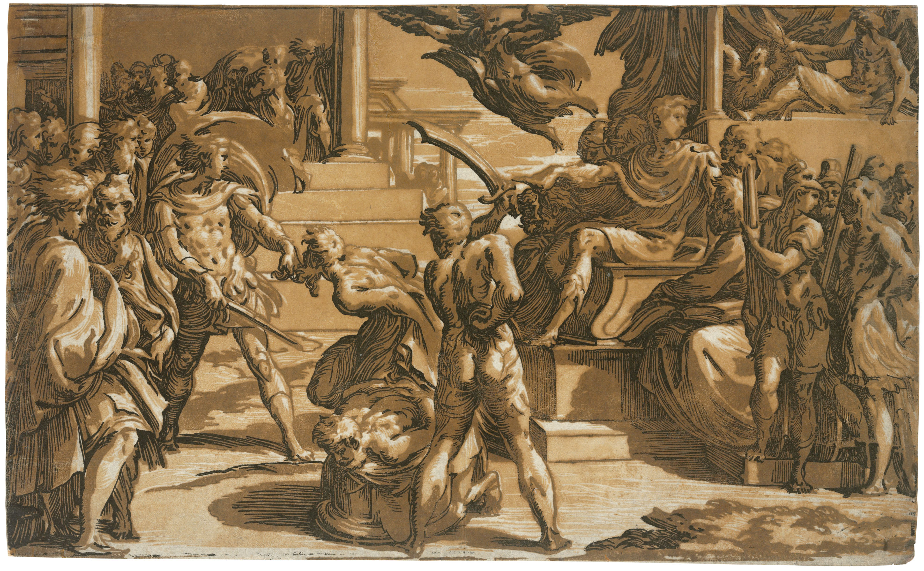 ANTONIO DA TRENTO (CIRCA15101550) AFTER PARMIGIANINO (15031540), The