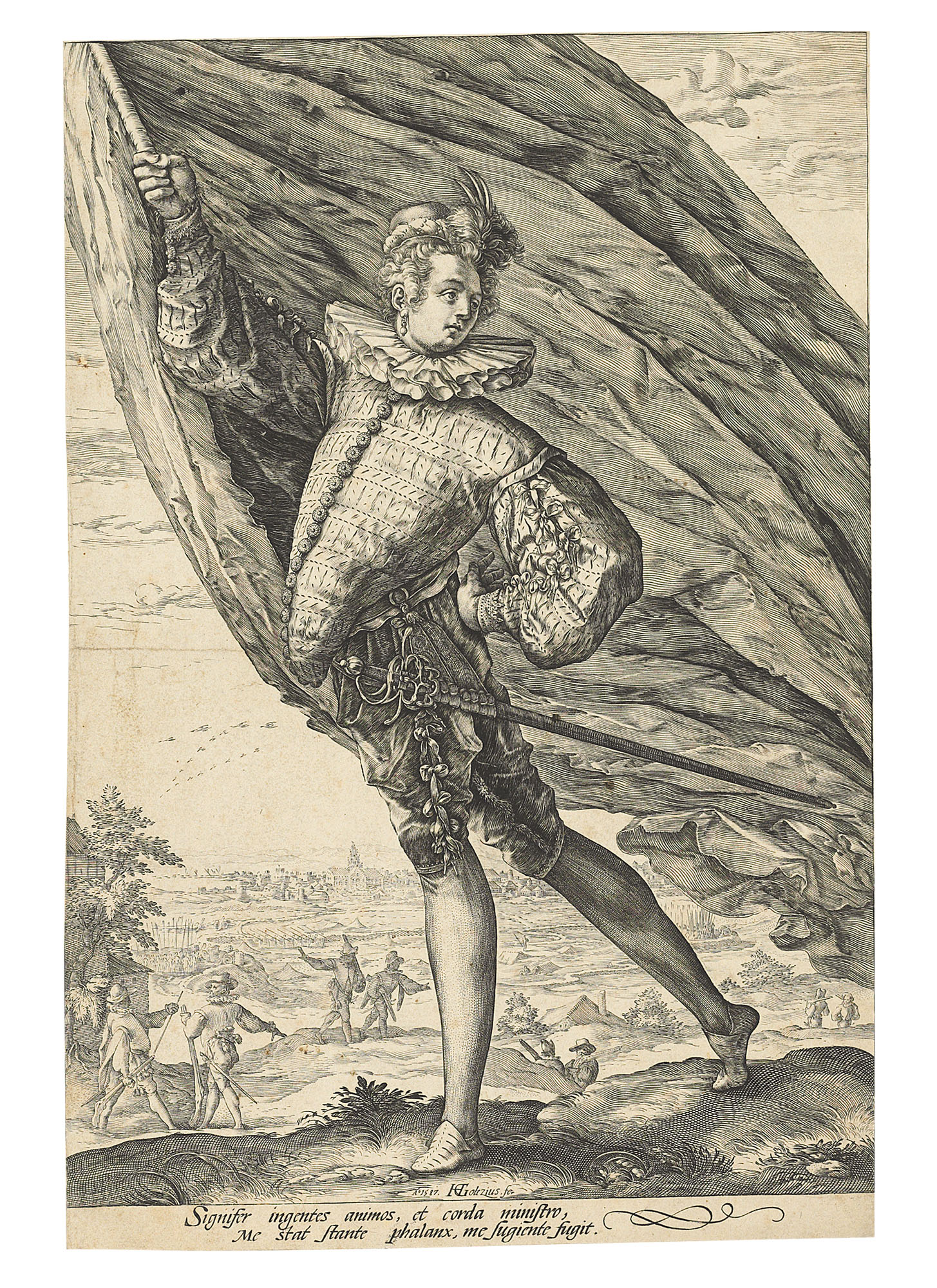 Catalog image of The Standard Bearer, turned to left