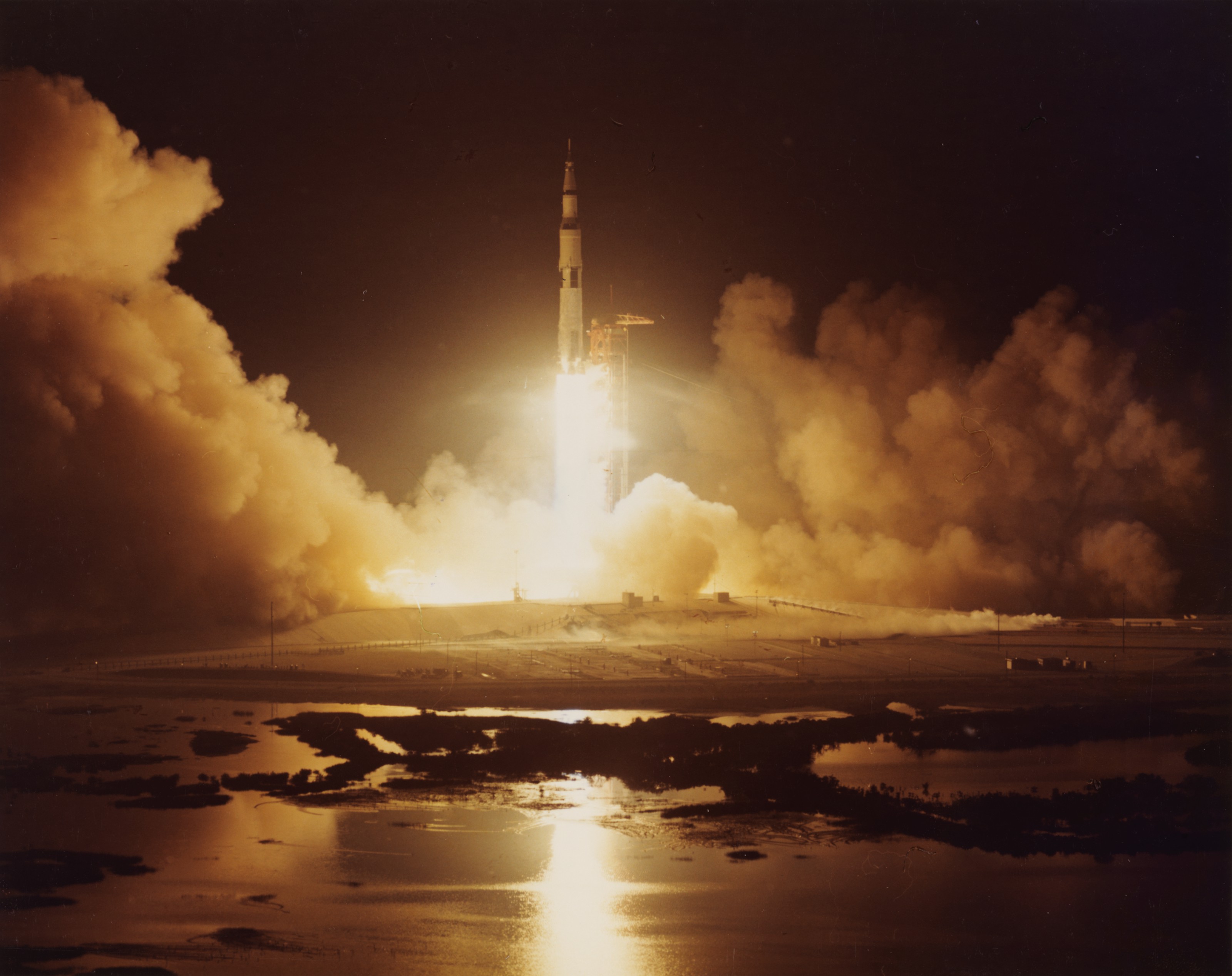 The final Apollo missions: two views of the Saturn V rocket